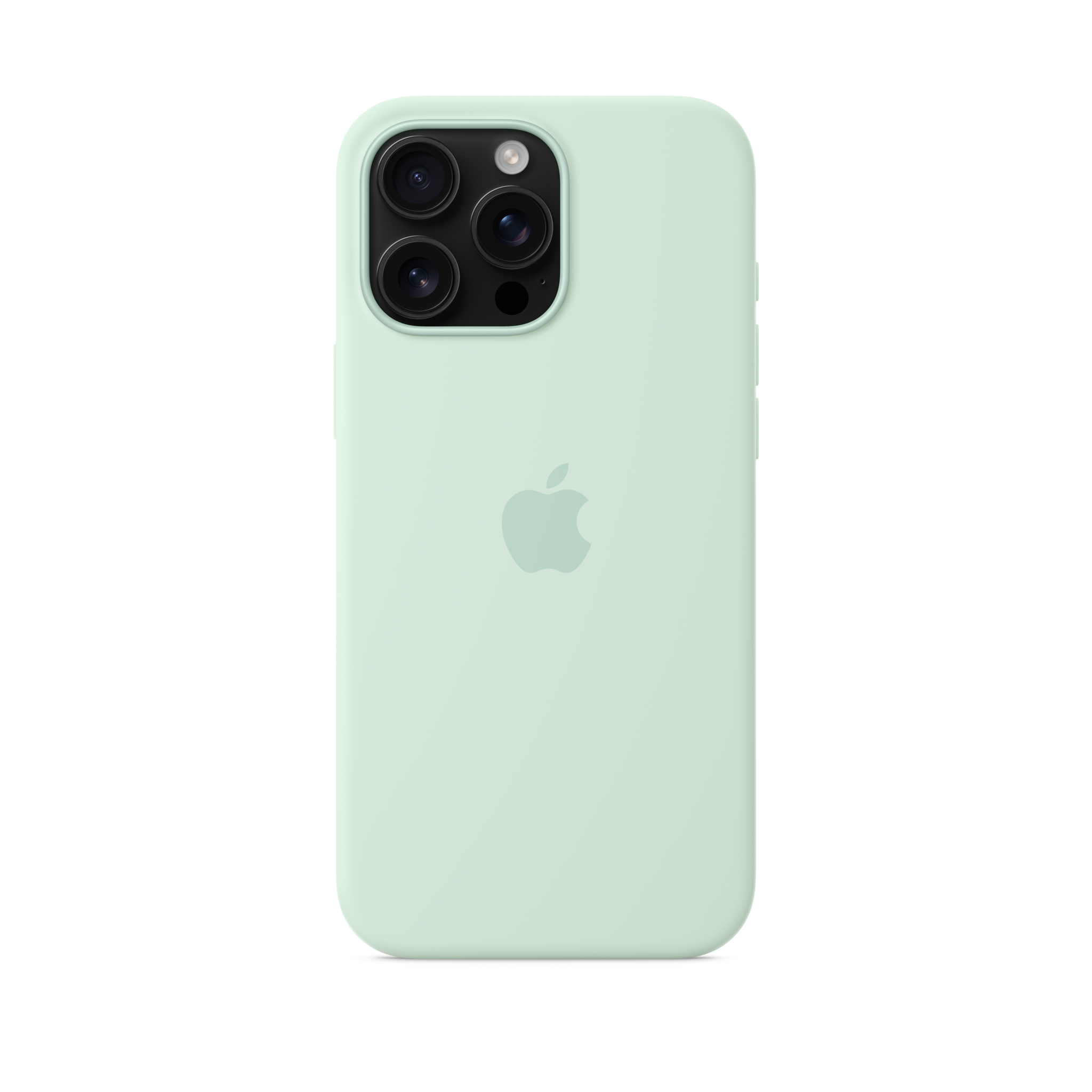 iPhone 16 Pro Max Silicone Case with MagSafe — Aquamarine