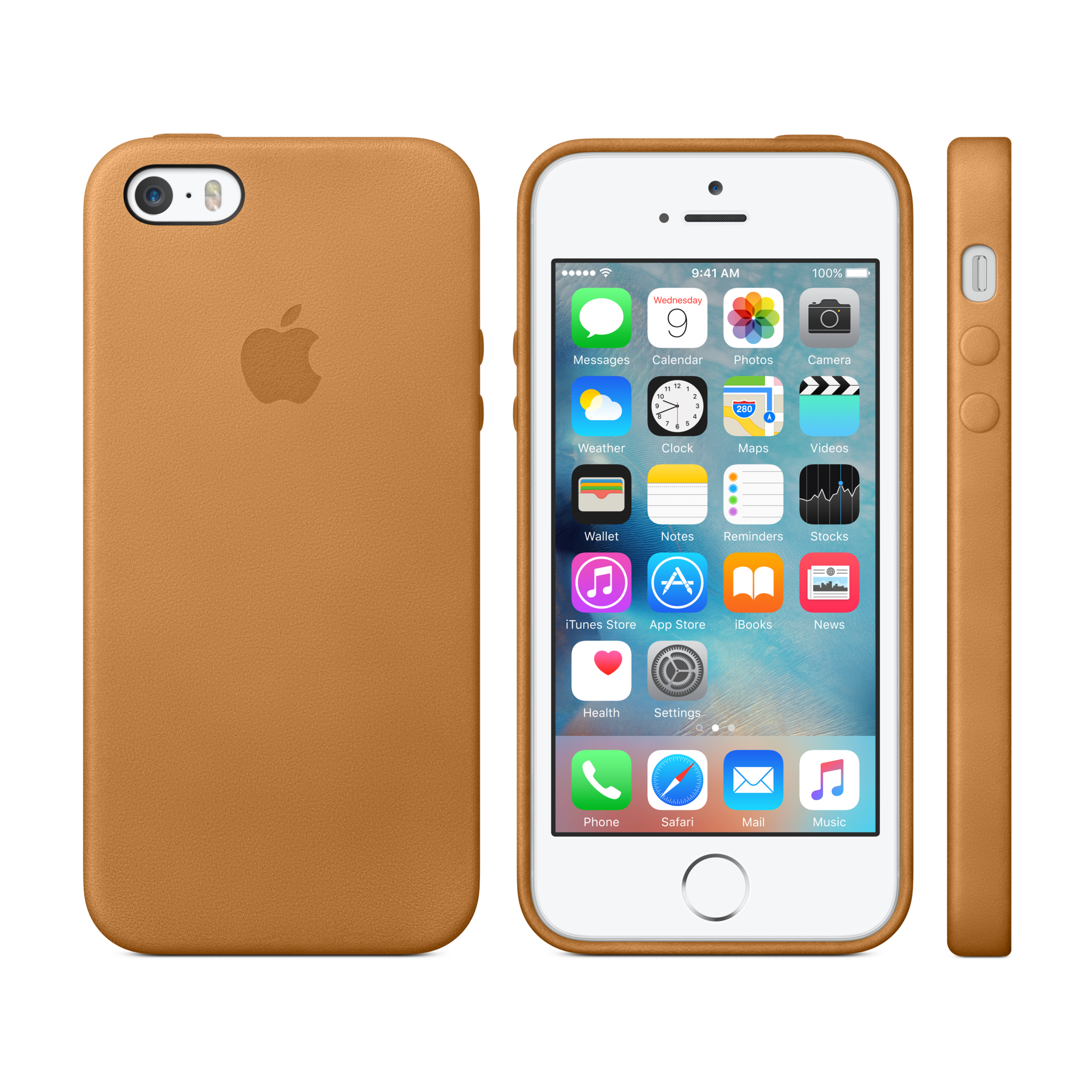 iPhone 5s Leather Case — Brown