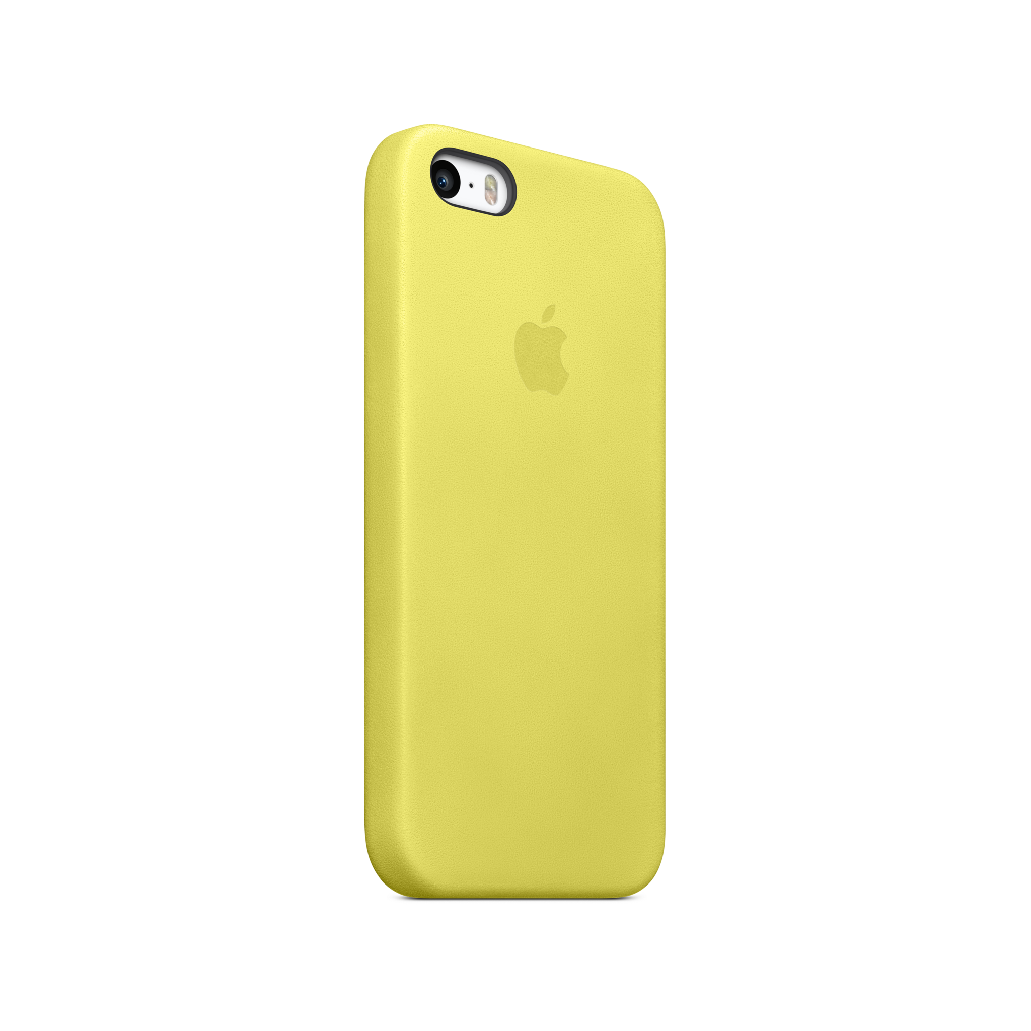 iPhone 5s Leather Case — Yellow