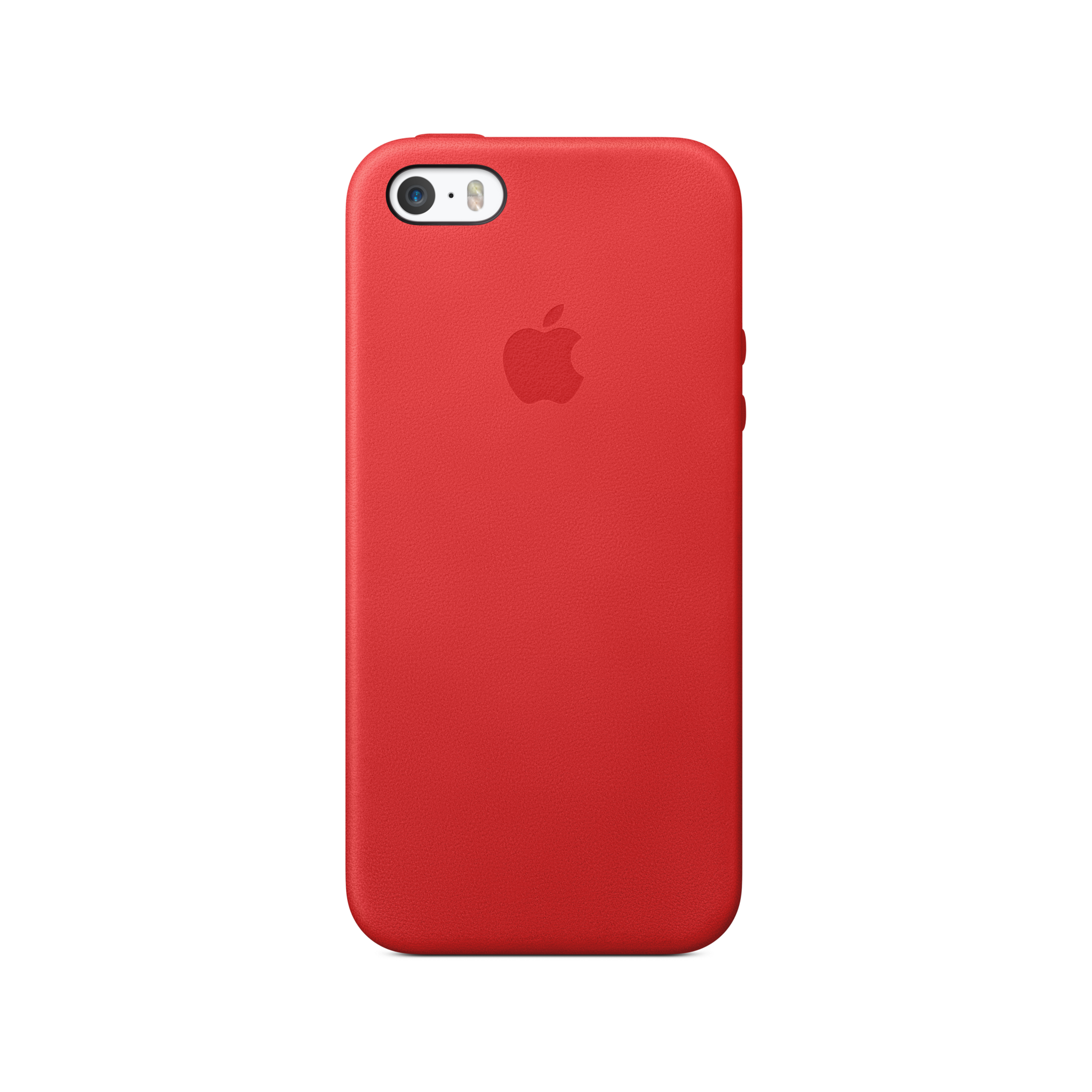 iPhone 5s Leather Case — Red