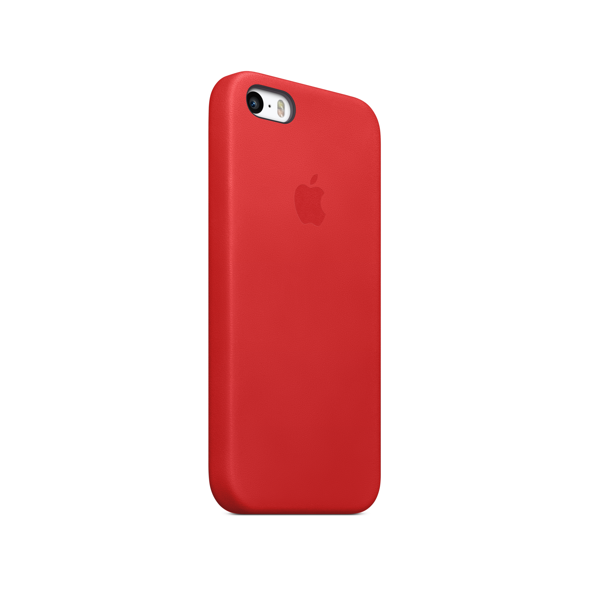 iPhone 5s Leather Case — Red
