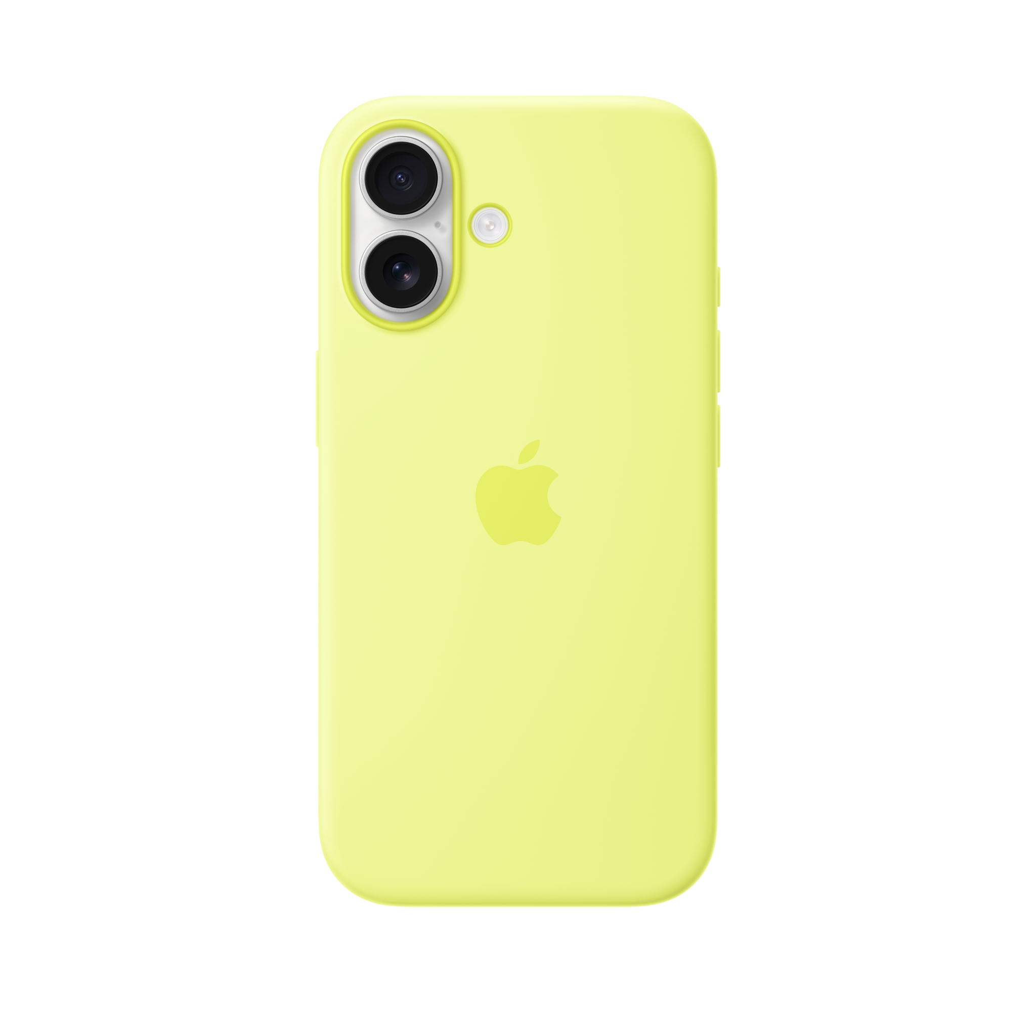 iPhone 17 Silicone Case with MagSafe — Neon Yellow
