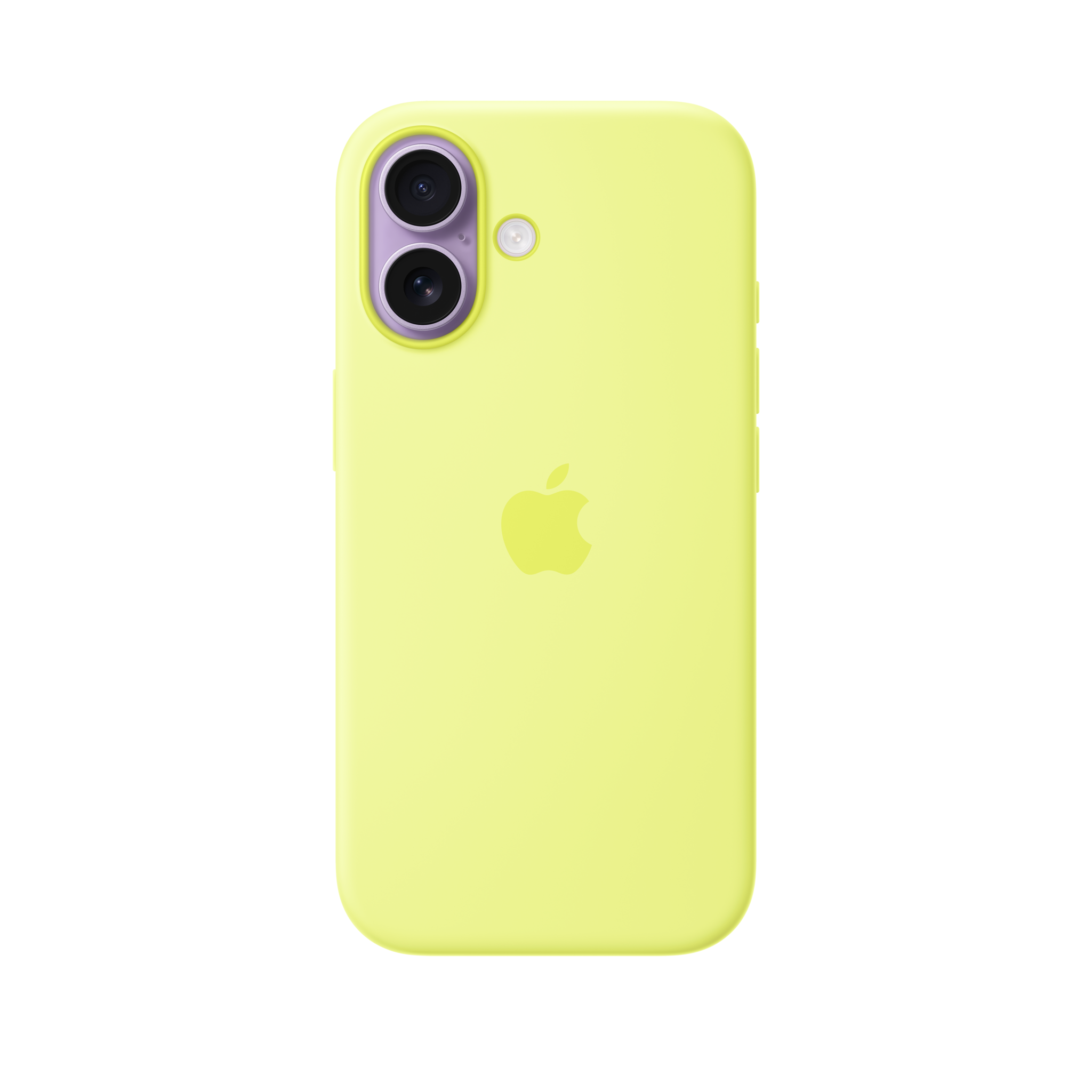 iPhone 17 Silicone Case with MagSafe — Neon Yellow