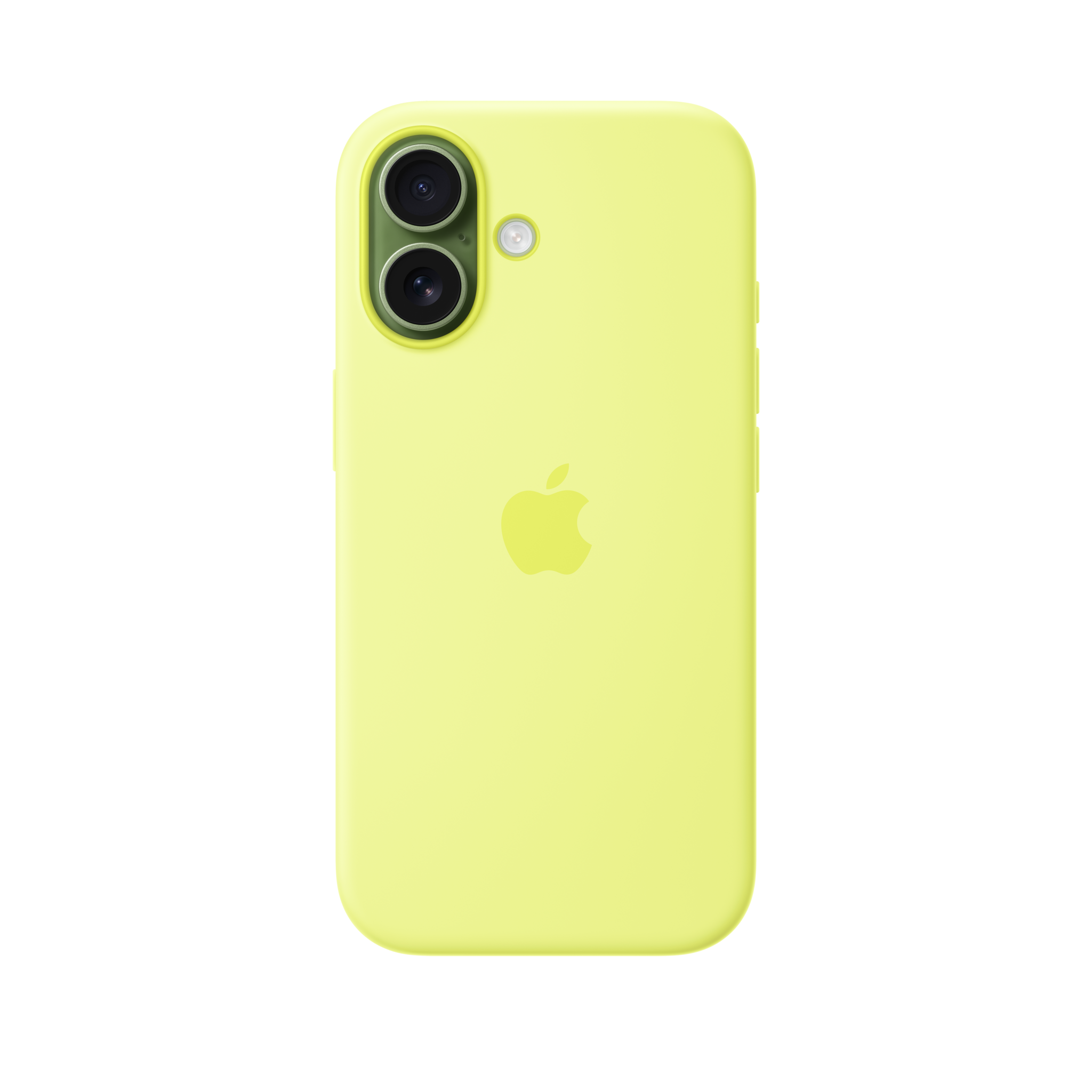iPhone 17 Silicone Case with MagSafe — Neon Yellow
