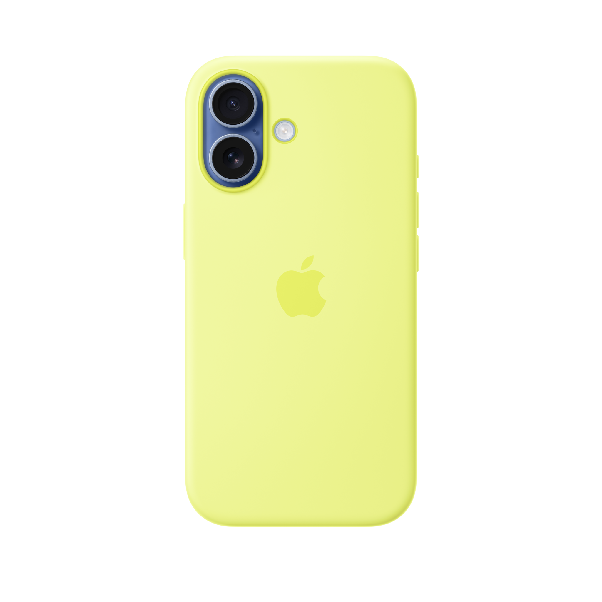 iPhone 17 Silicone Case with MagSafe — Neon Yellow