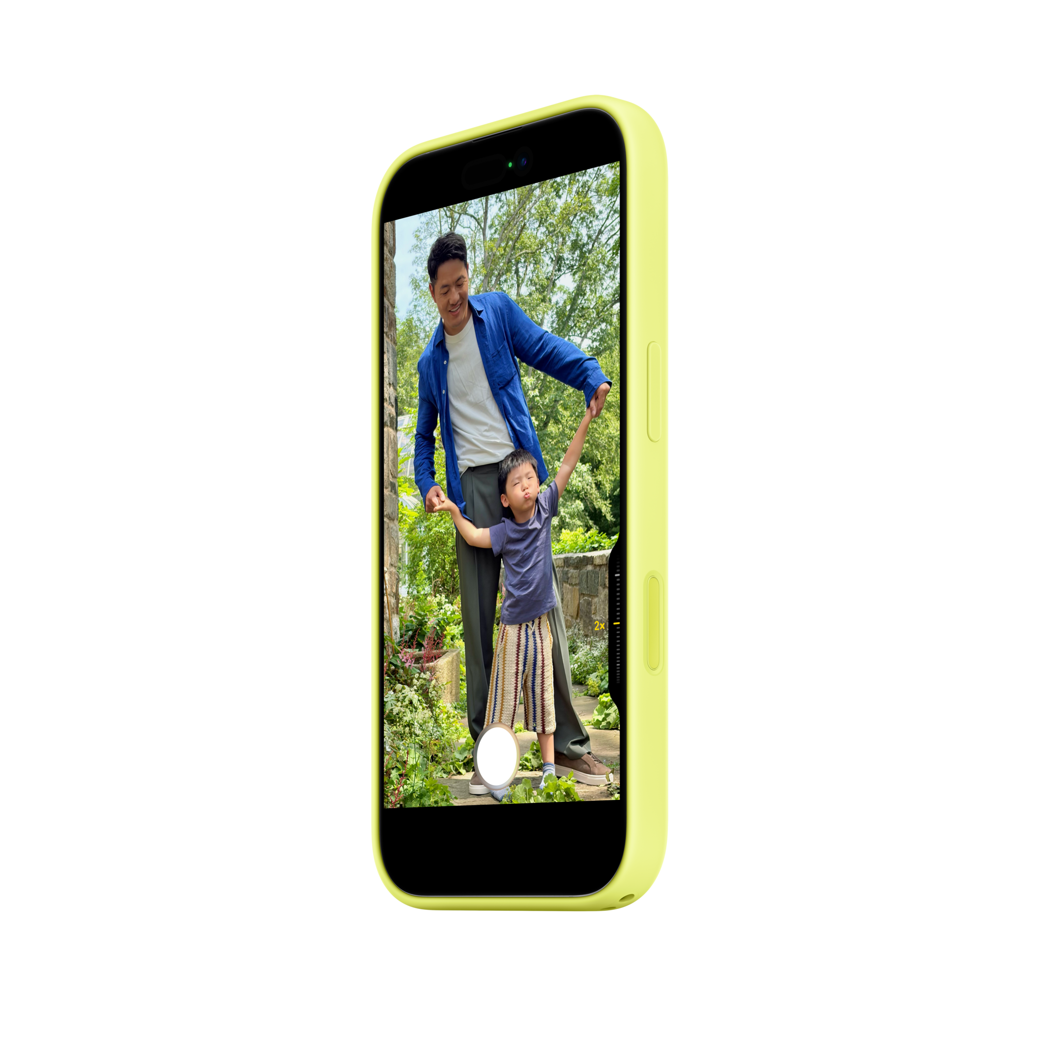 iPhone 17 Silicone Case with MagSafe — Neon Yellow