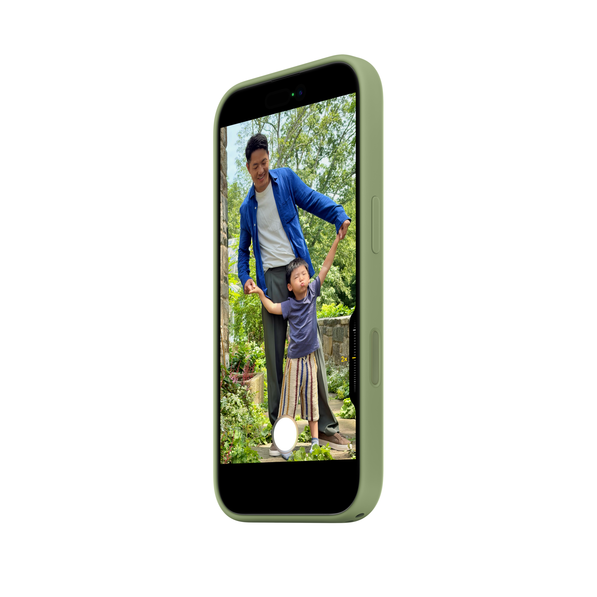 iPhone 17 Silicone Case with MagSafe — Light Moss
