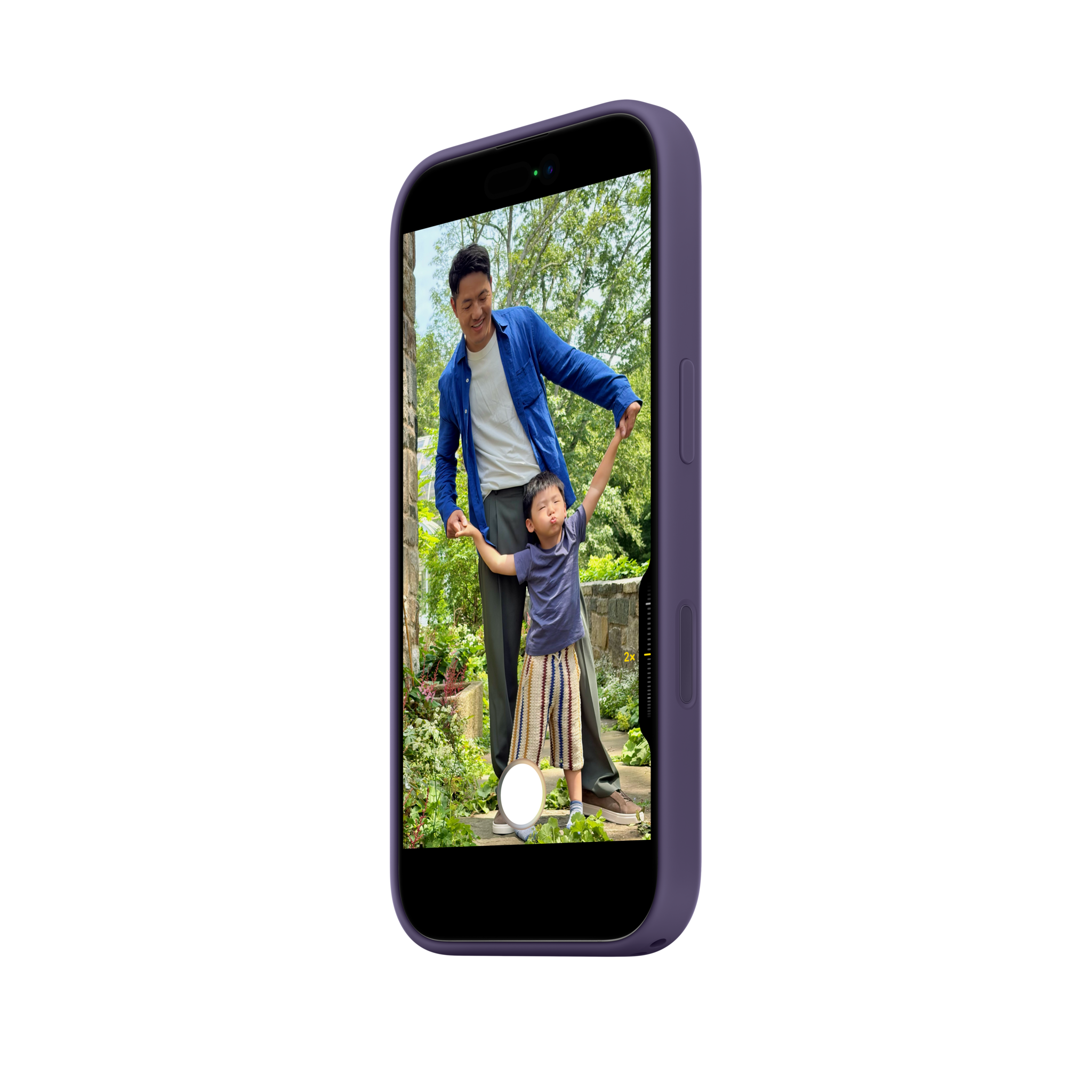 iPhone 17 Silicone Case with MagSafe — Purple Fog