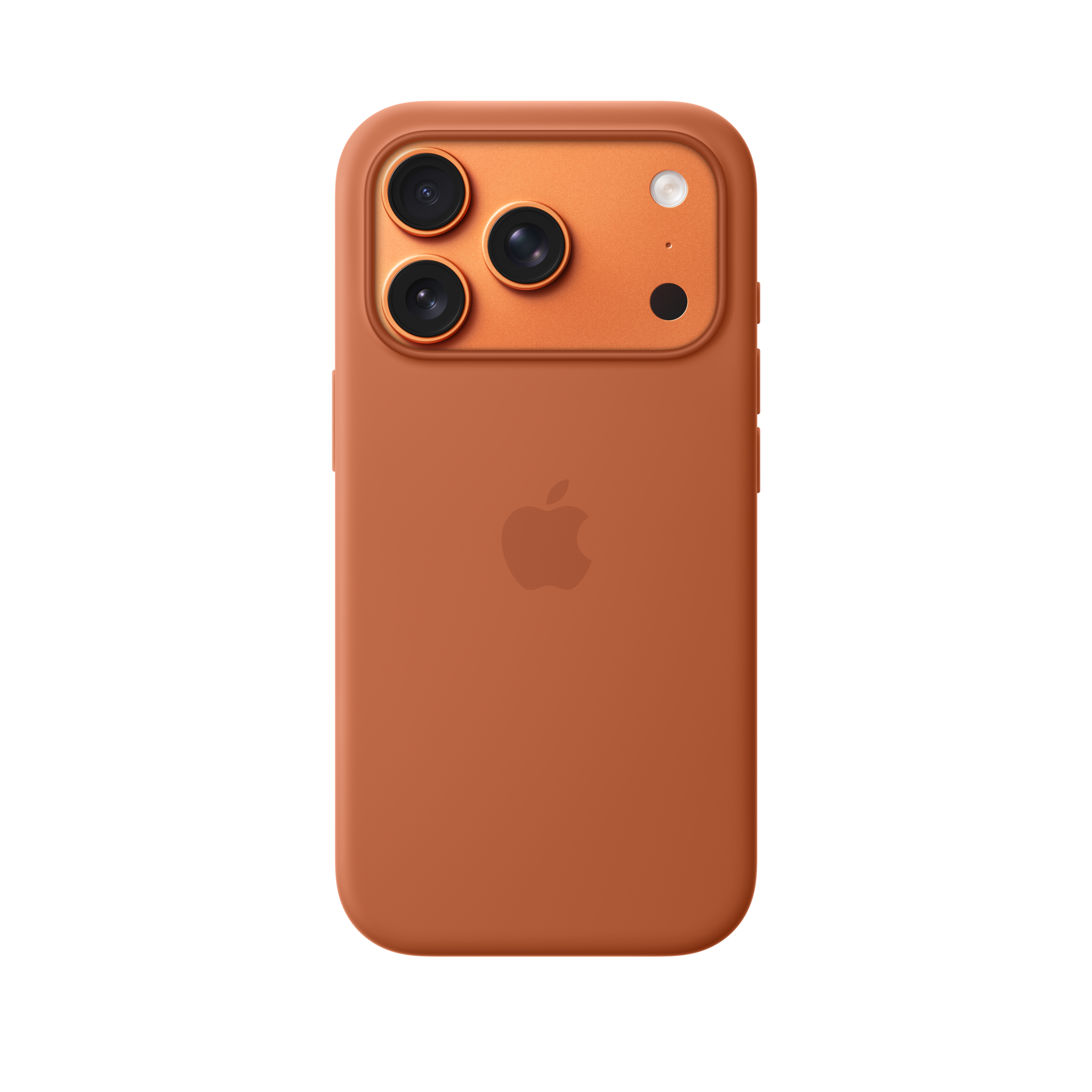 iPhone 17 Pro Silicone Case with MagSafe — Terra Cotta