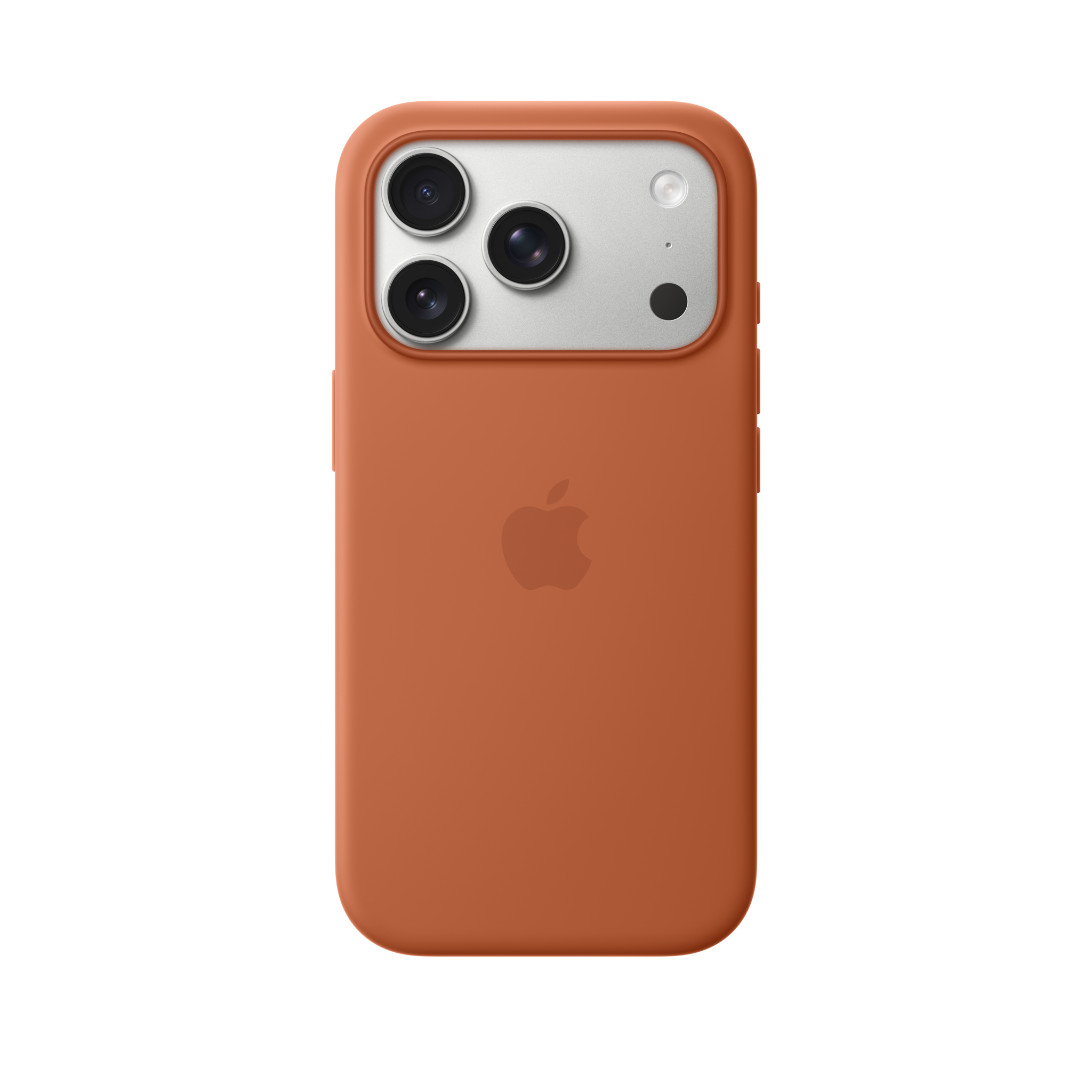 iPhone 17 Pro Silicone Case with MagSafe — Terra Cotta