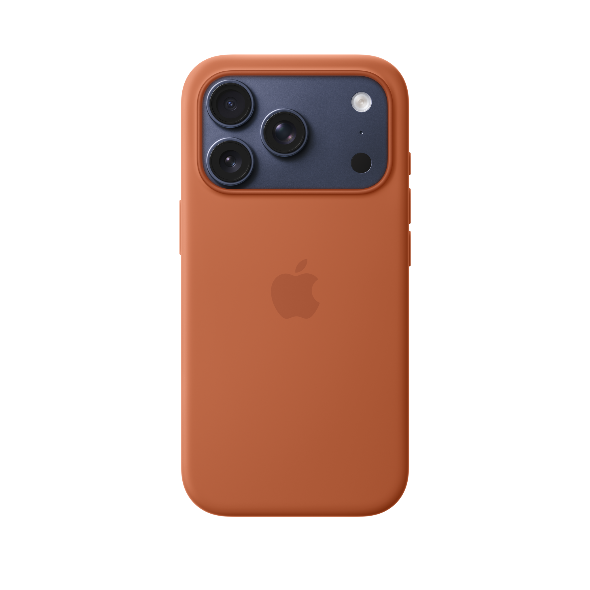 iPhone 17 Pro Silicone Case with MagSafe — Terra Cotta
