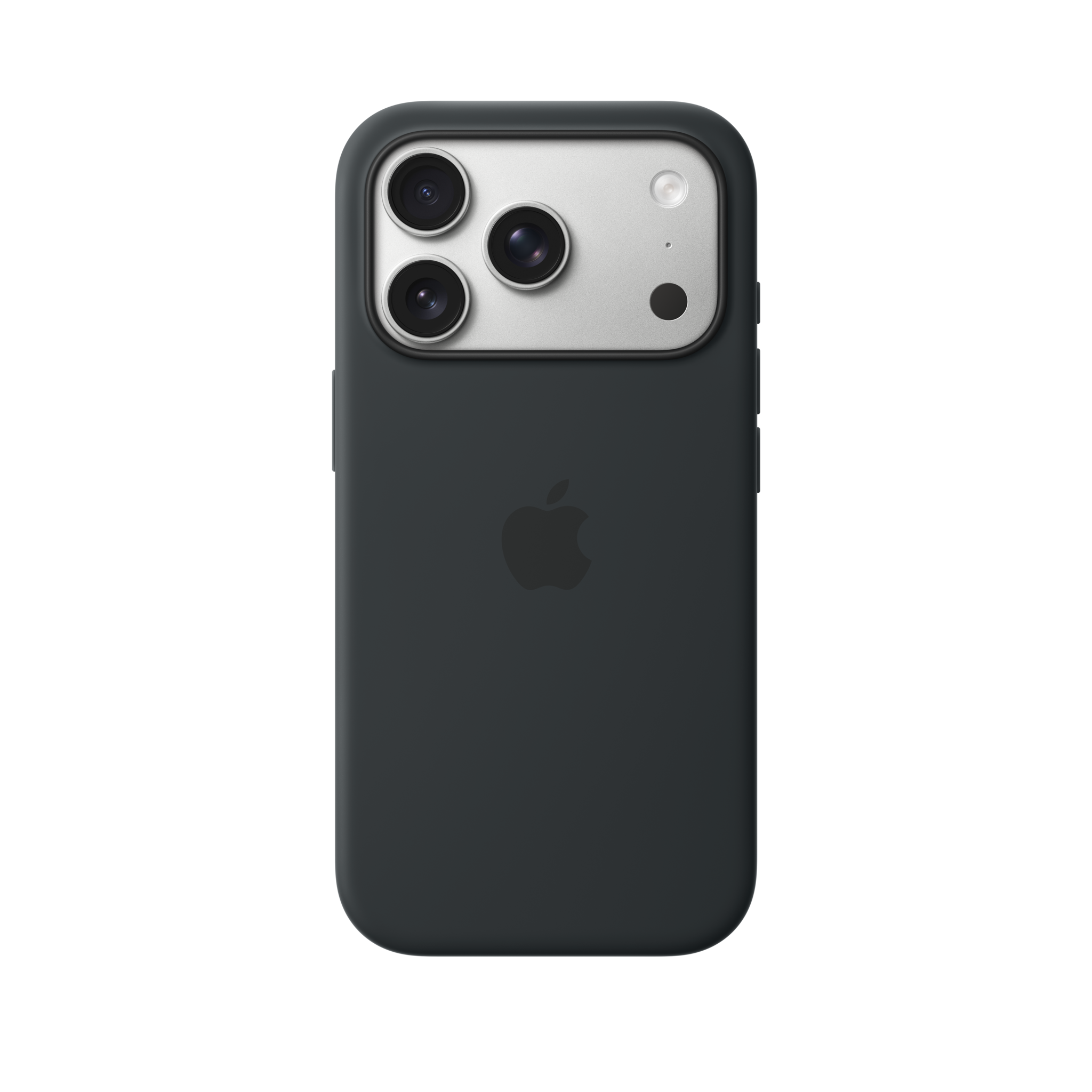 iPhone 17 Pro Silicone Case with MagSafe — Black