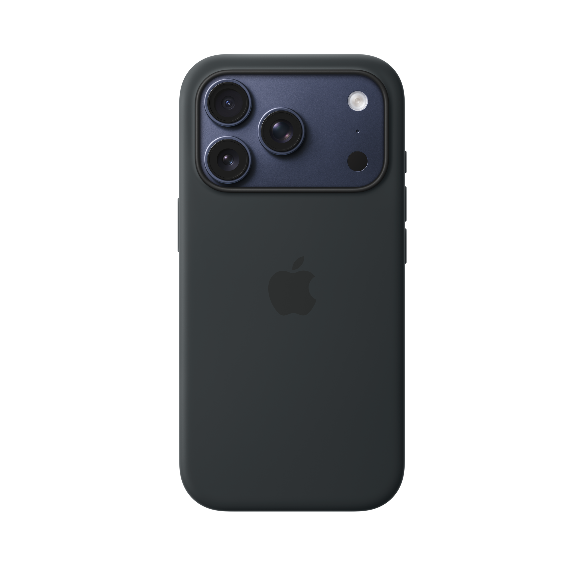 iPhone 17 Pro Silicone Case with MagSafe — Black