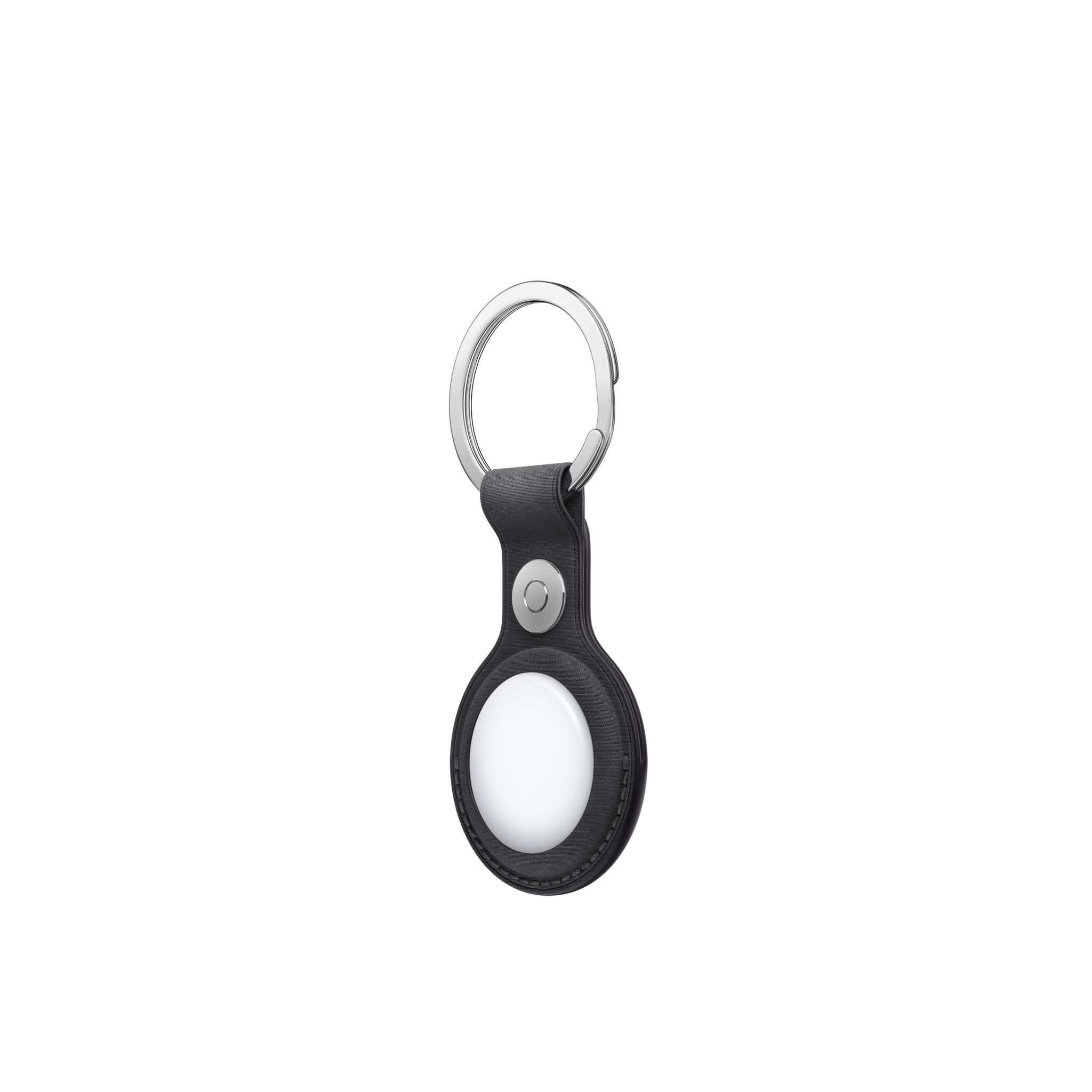 AirTag FineWoven Key Ring — Black