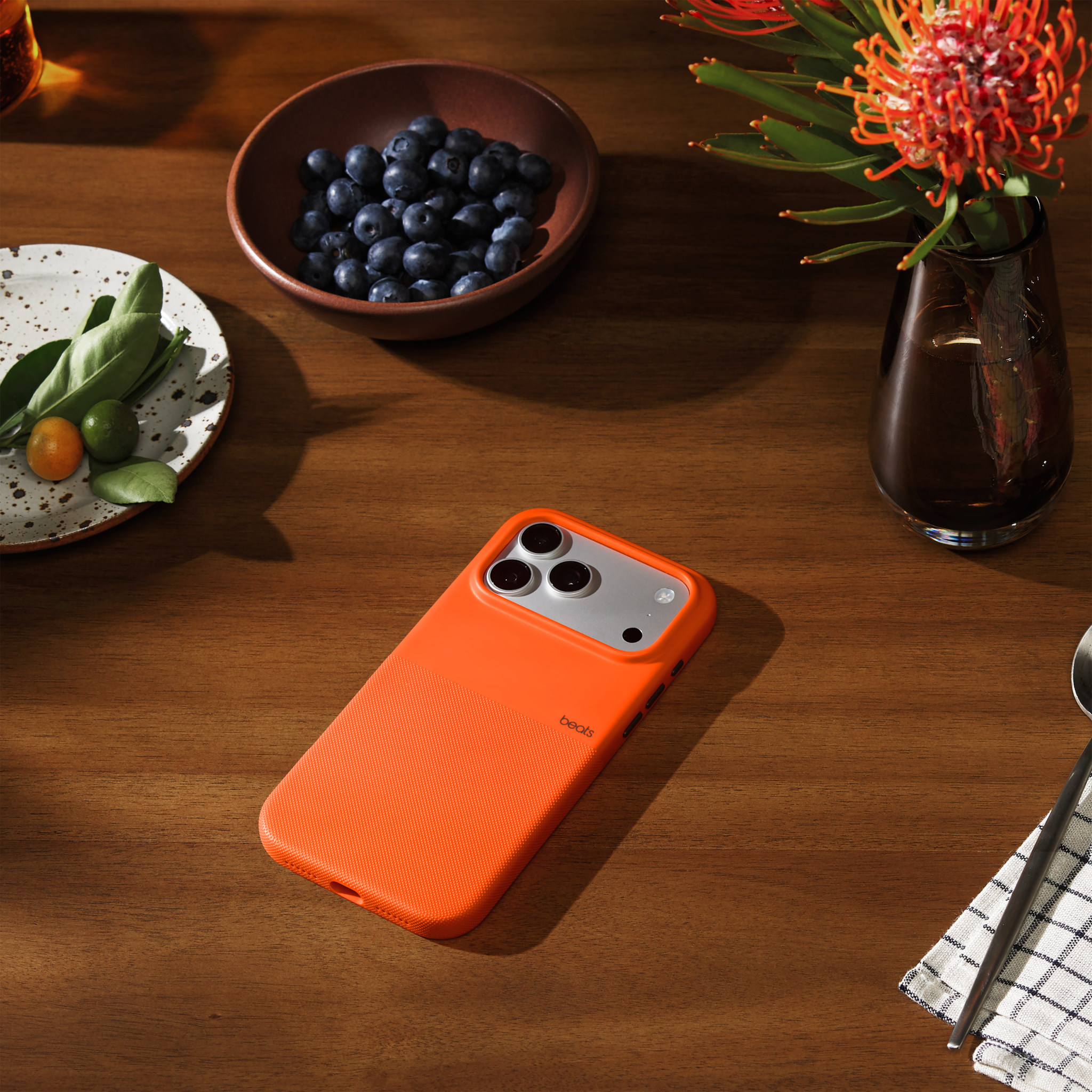 Beats iPhone 17 Pro Max Rugged Case with MagSafe and Camera Control — Sierra Orange