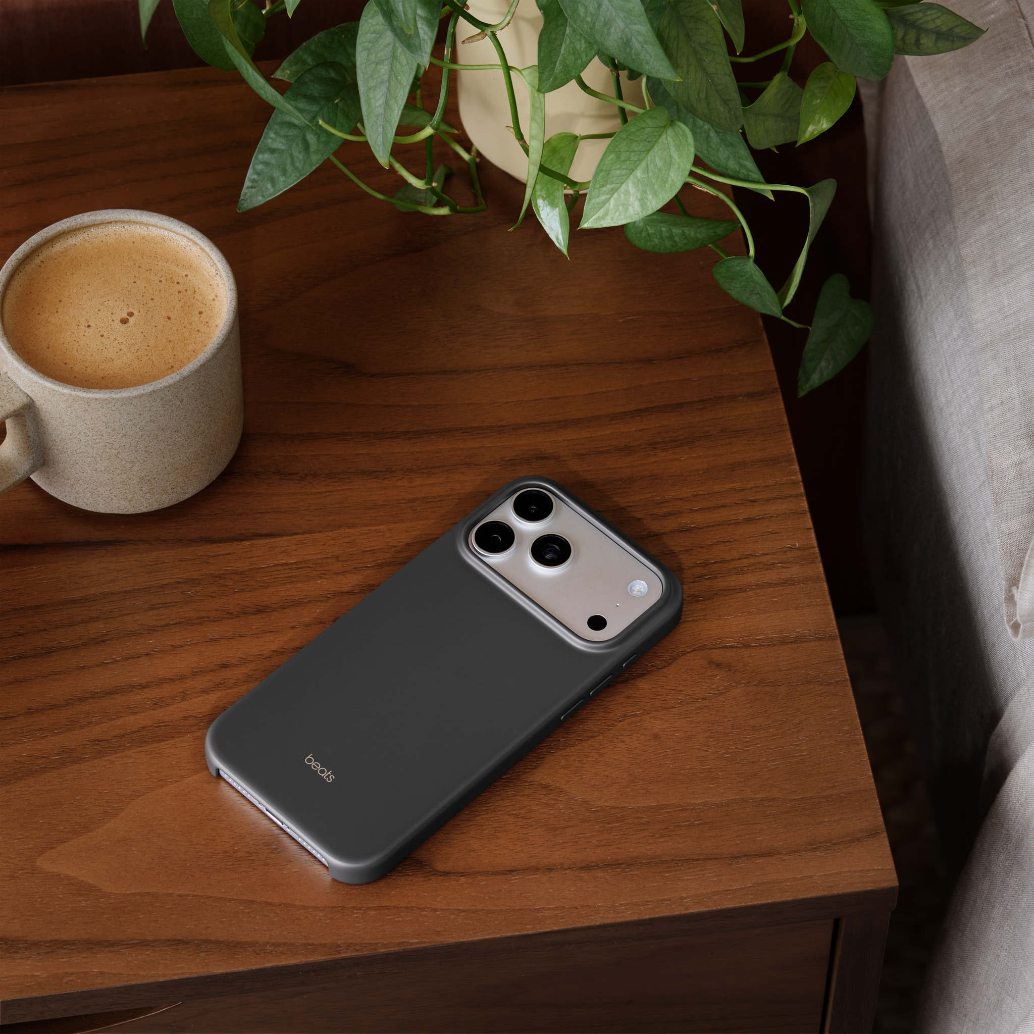 Beats iPhone 17 Pro Max Case with MagSafe and Camera Control — Granite Gray