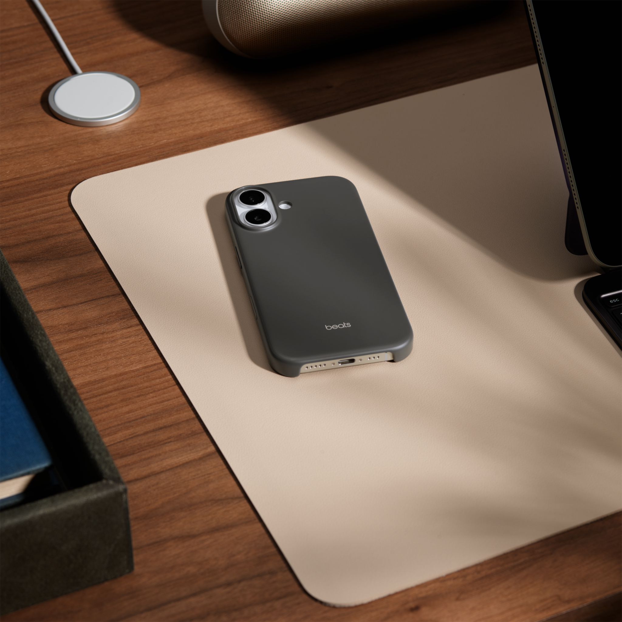 Beats iPhone 17 Case with MagSafe and Camera Control — Granite Gray