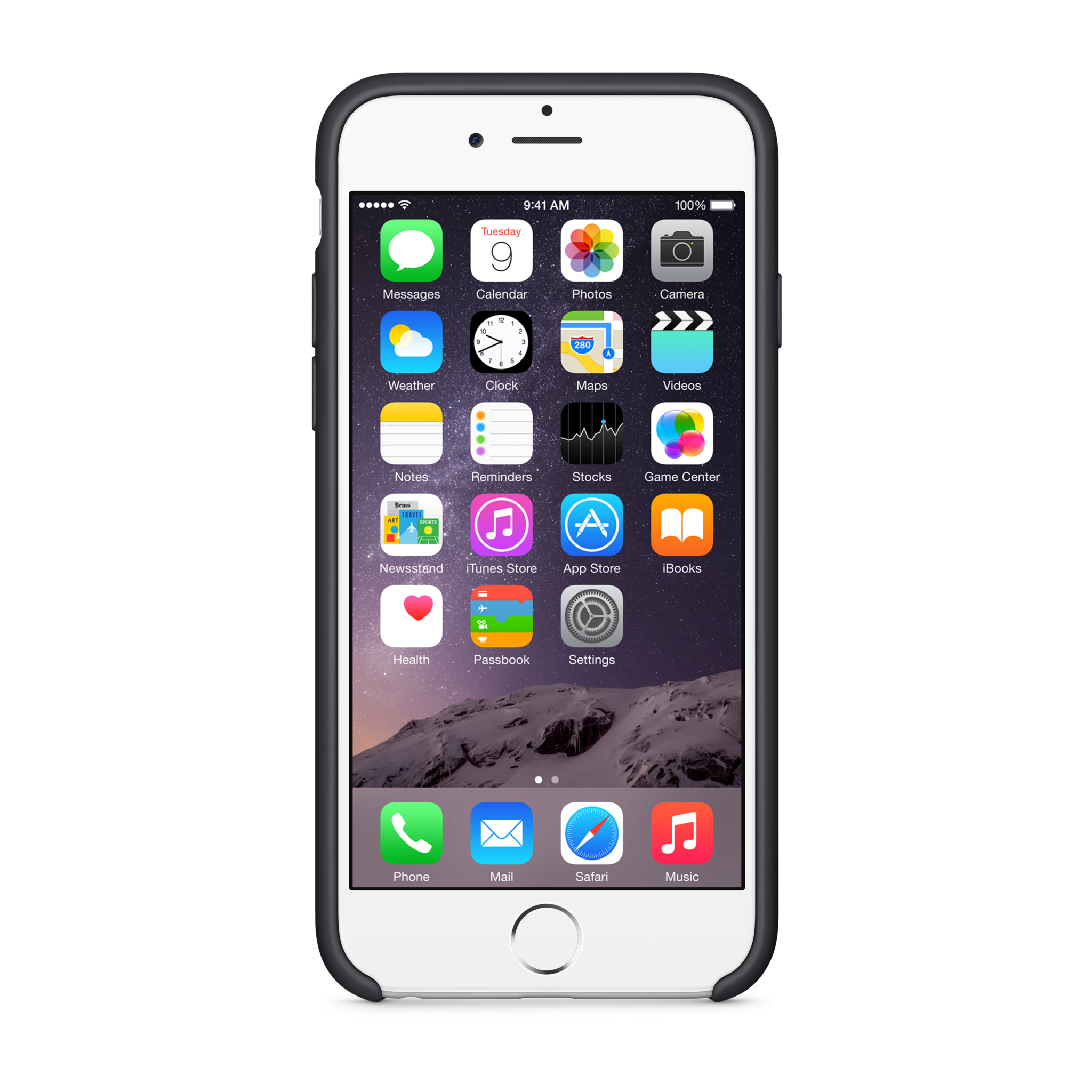 iPhone 6 Silicone Case — Black