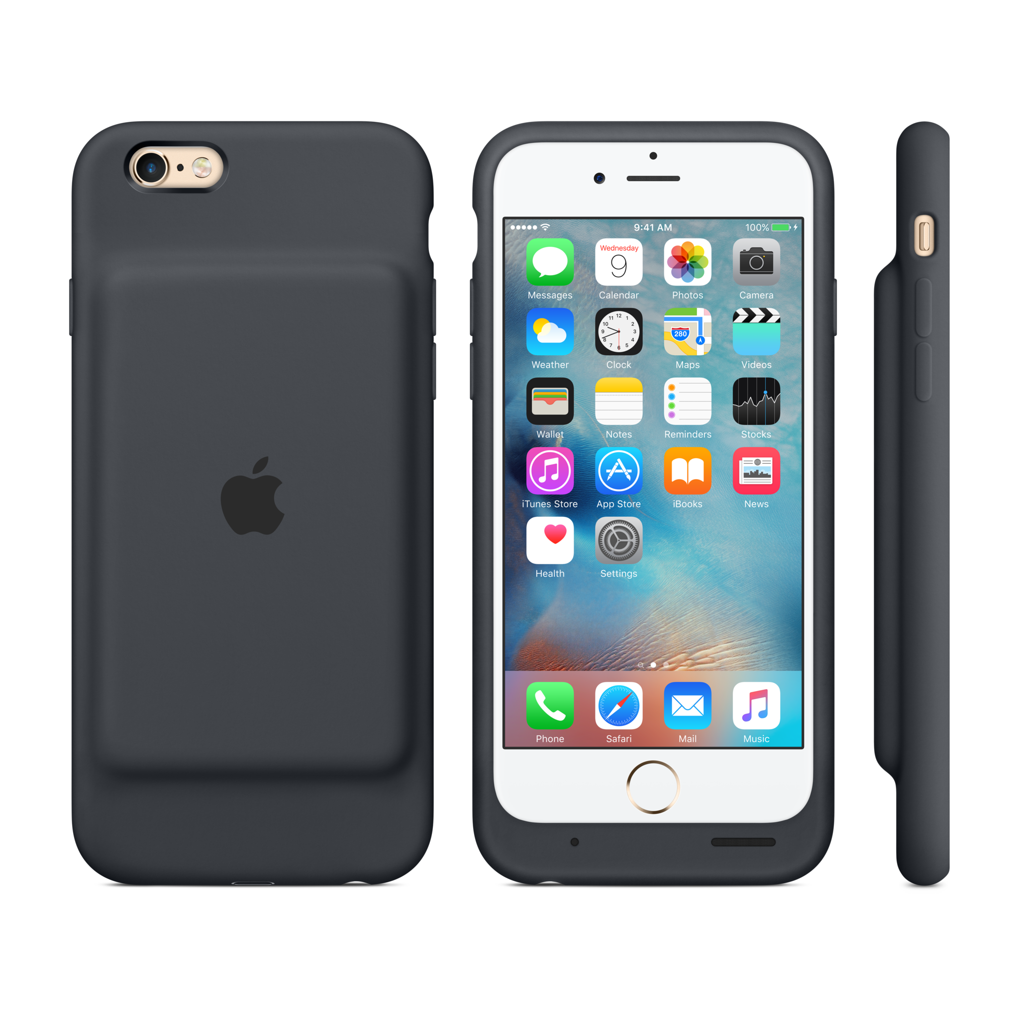 iPhone 6s Smart Battery Case — Charcoal Gray