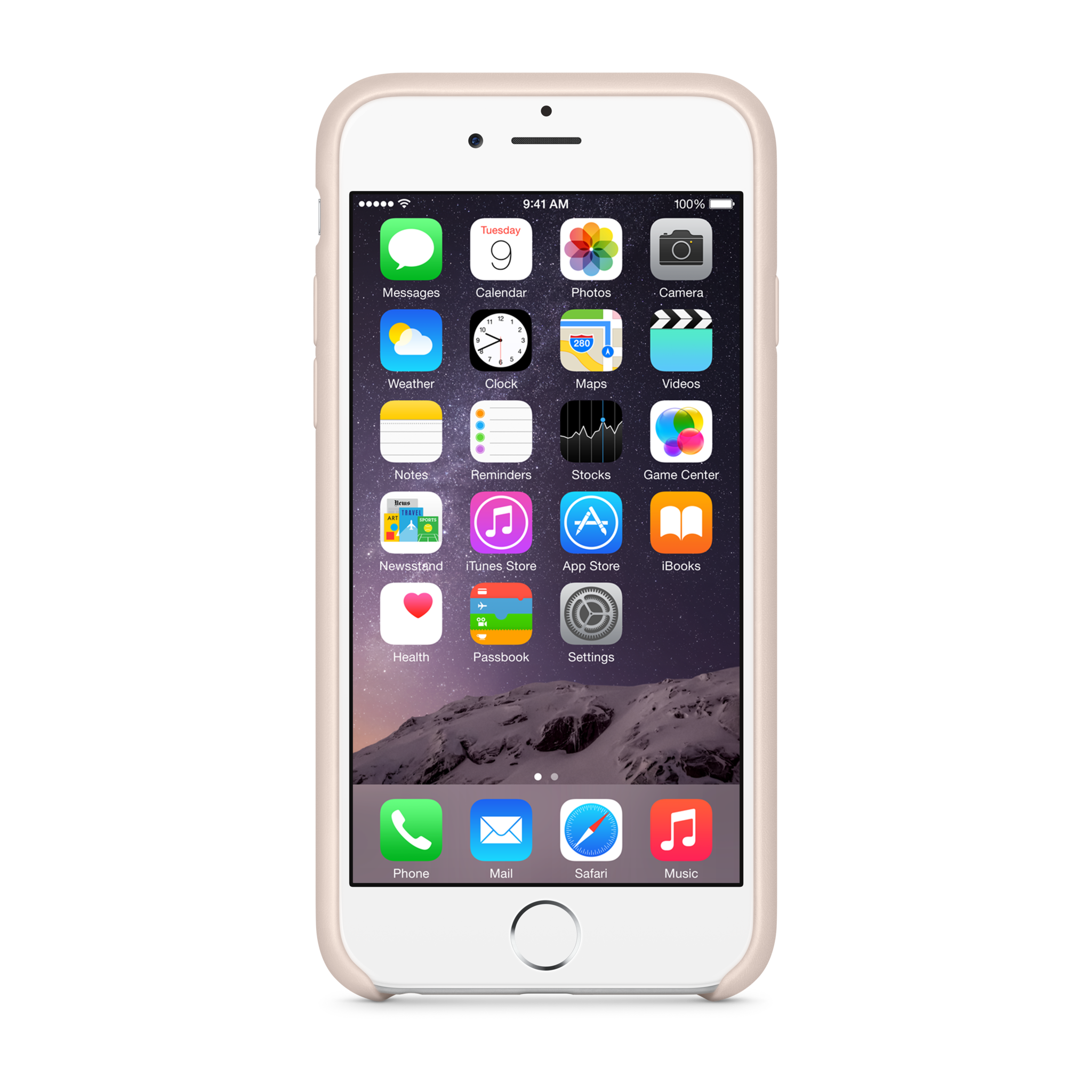 iPhone 6 Leather Case — Soft Pink