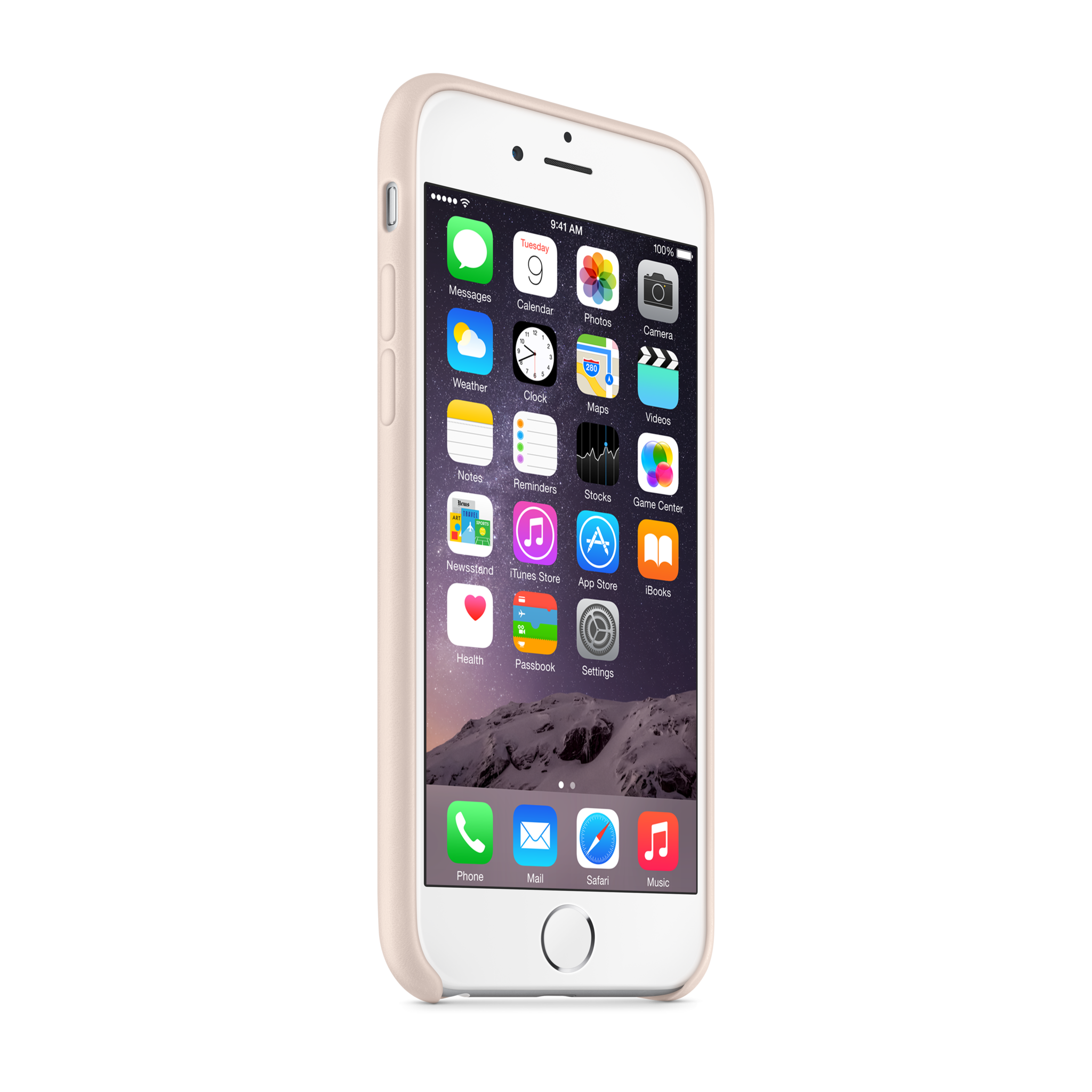 iPhone 6 Leather Case — Soft Pink