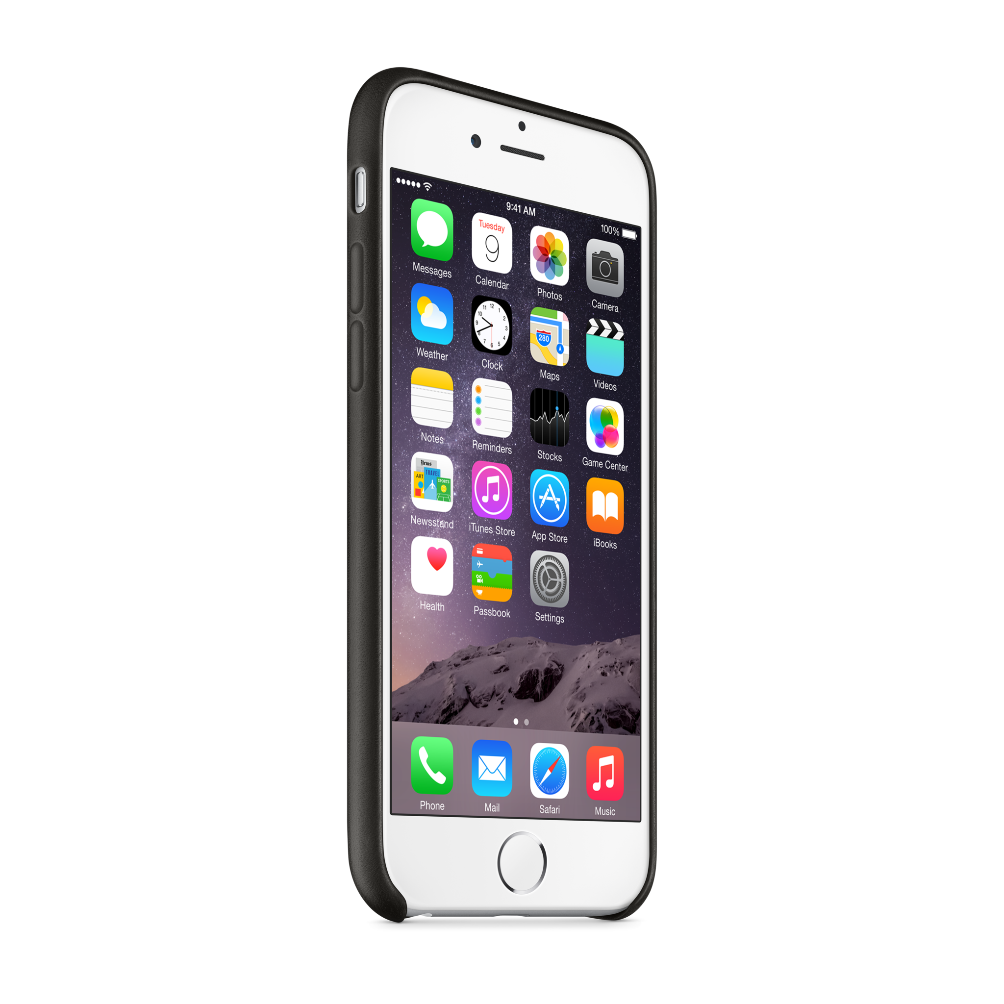 iPhone 6 Leather Case — Black