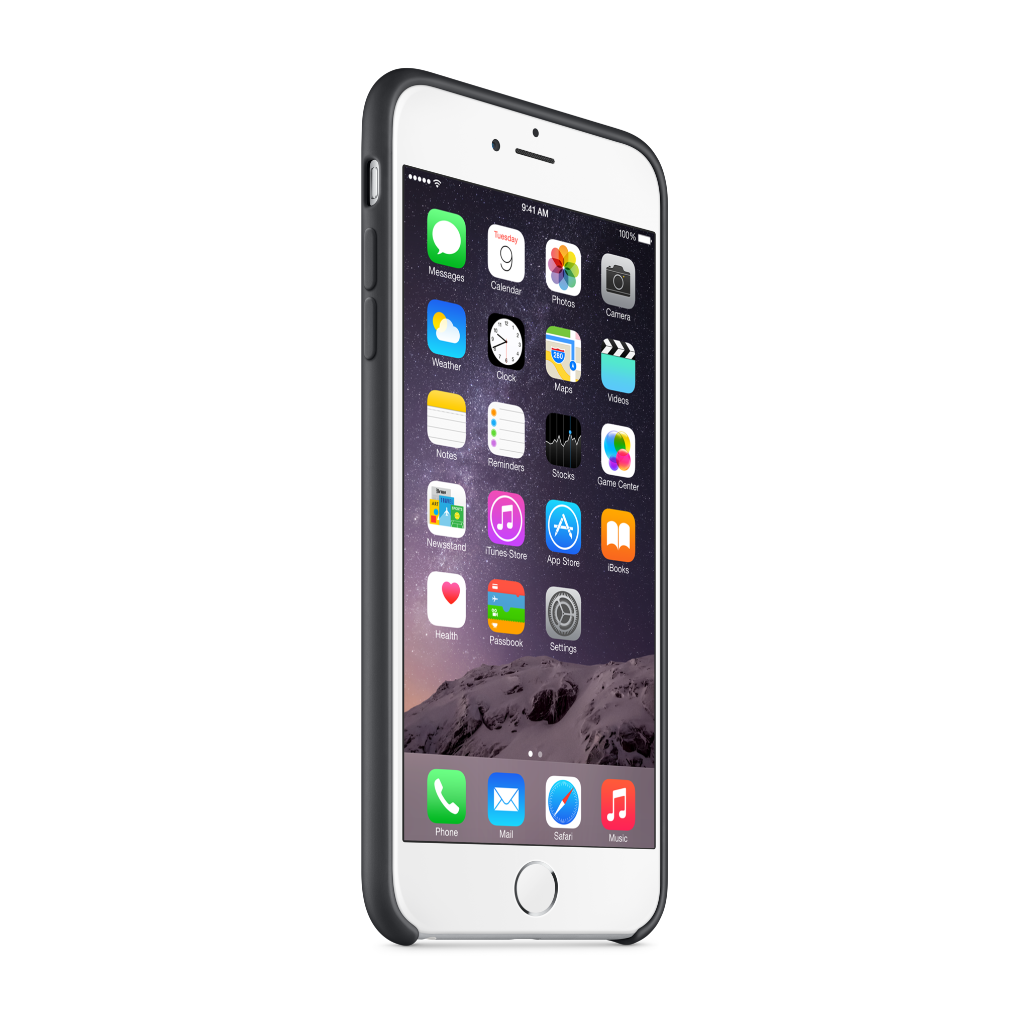 iPhone 6 Plus Silicone Case — Black