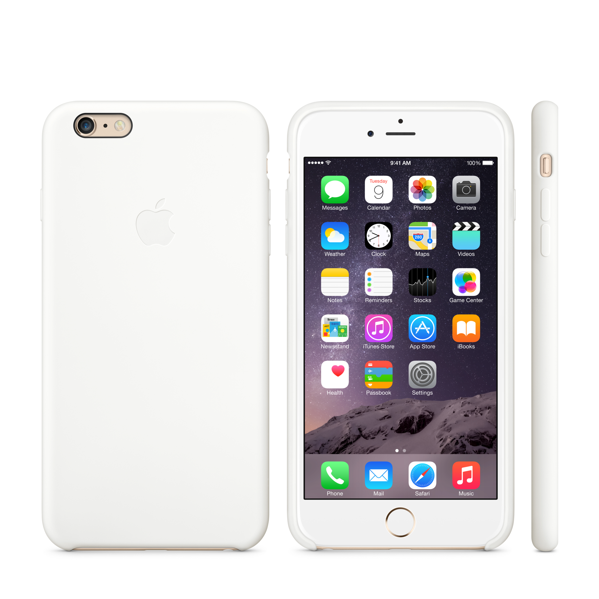 iPhone 6 Plus Silicone Case — White