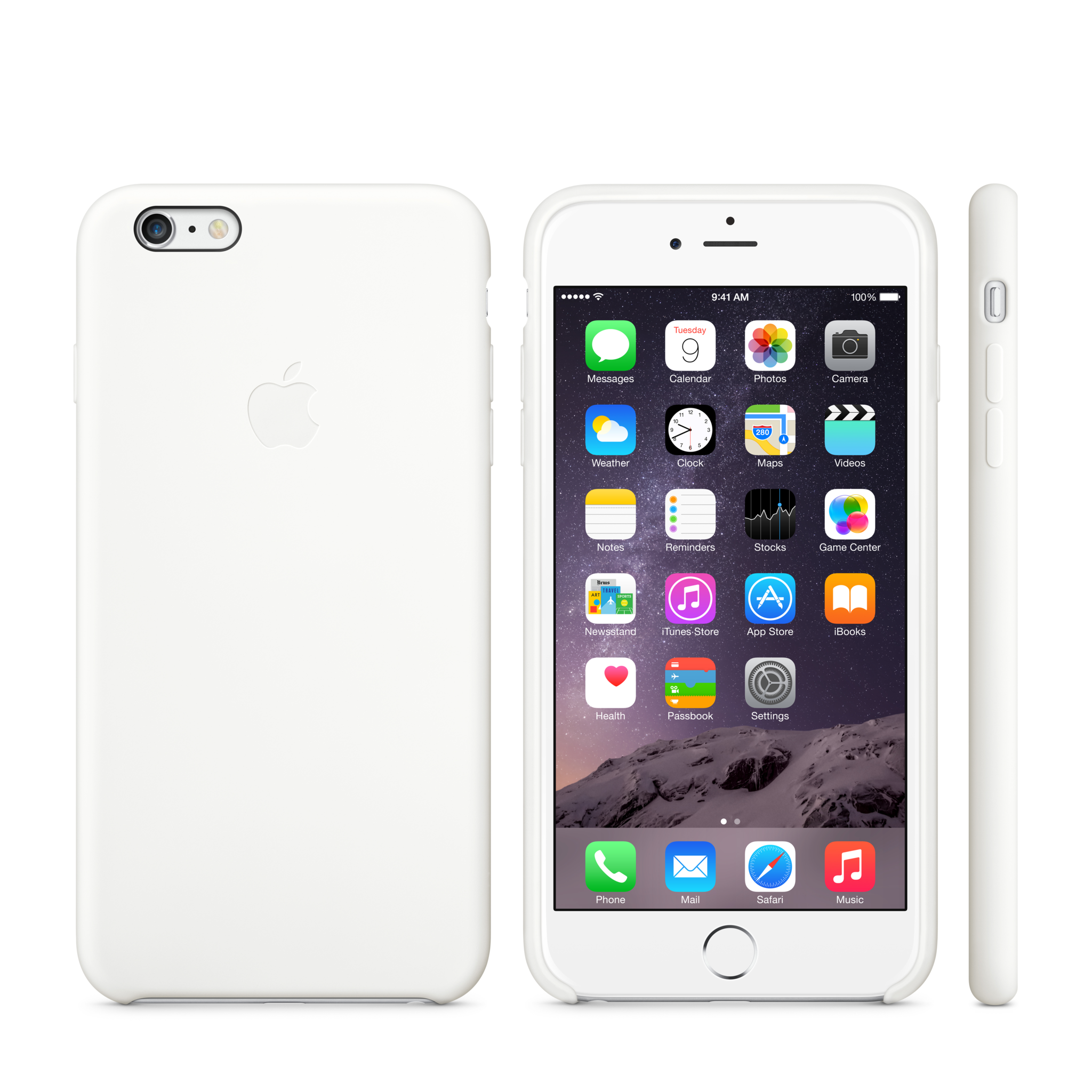 iPhone 6 Plus Silicone Case — White
