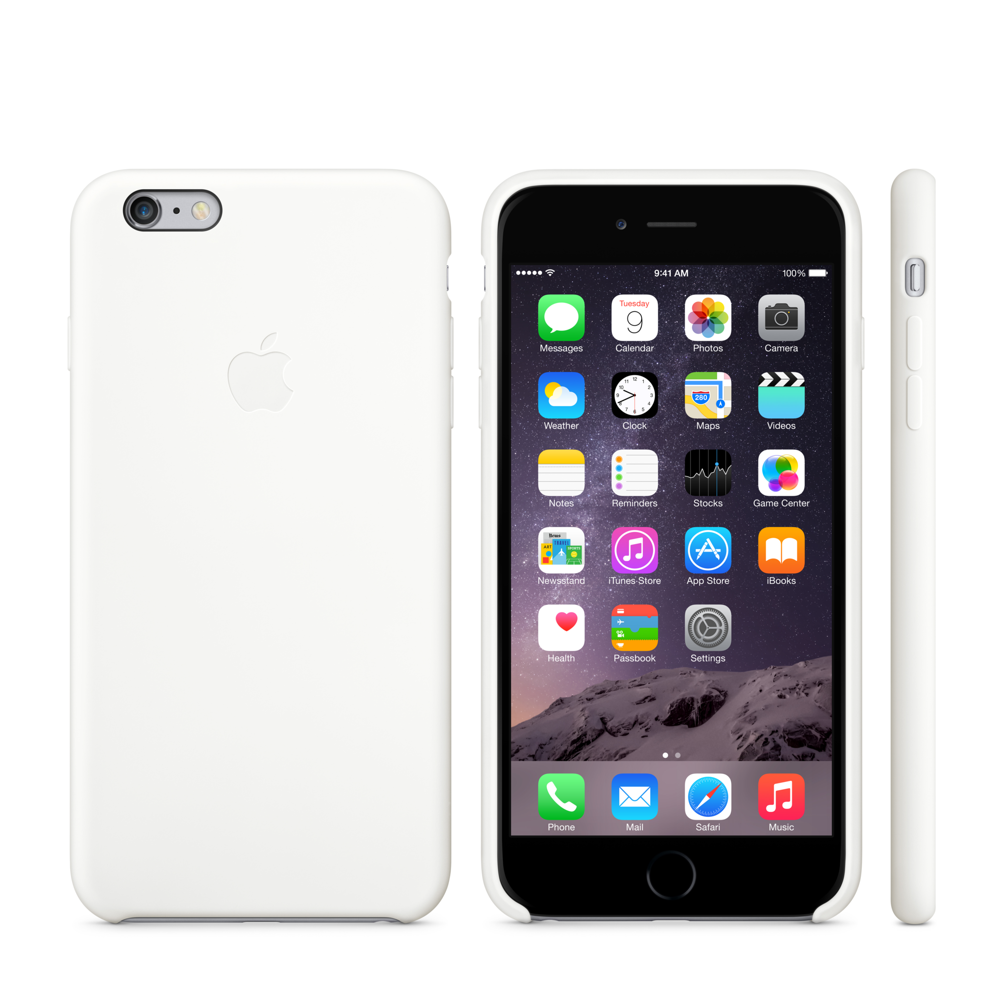 iPhone 6 Plus Silicone Case — White