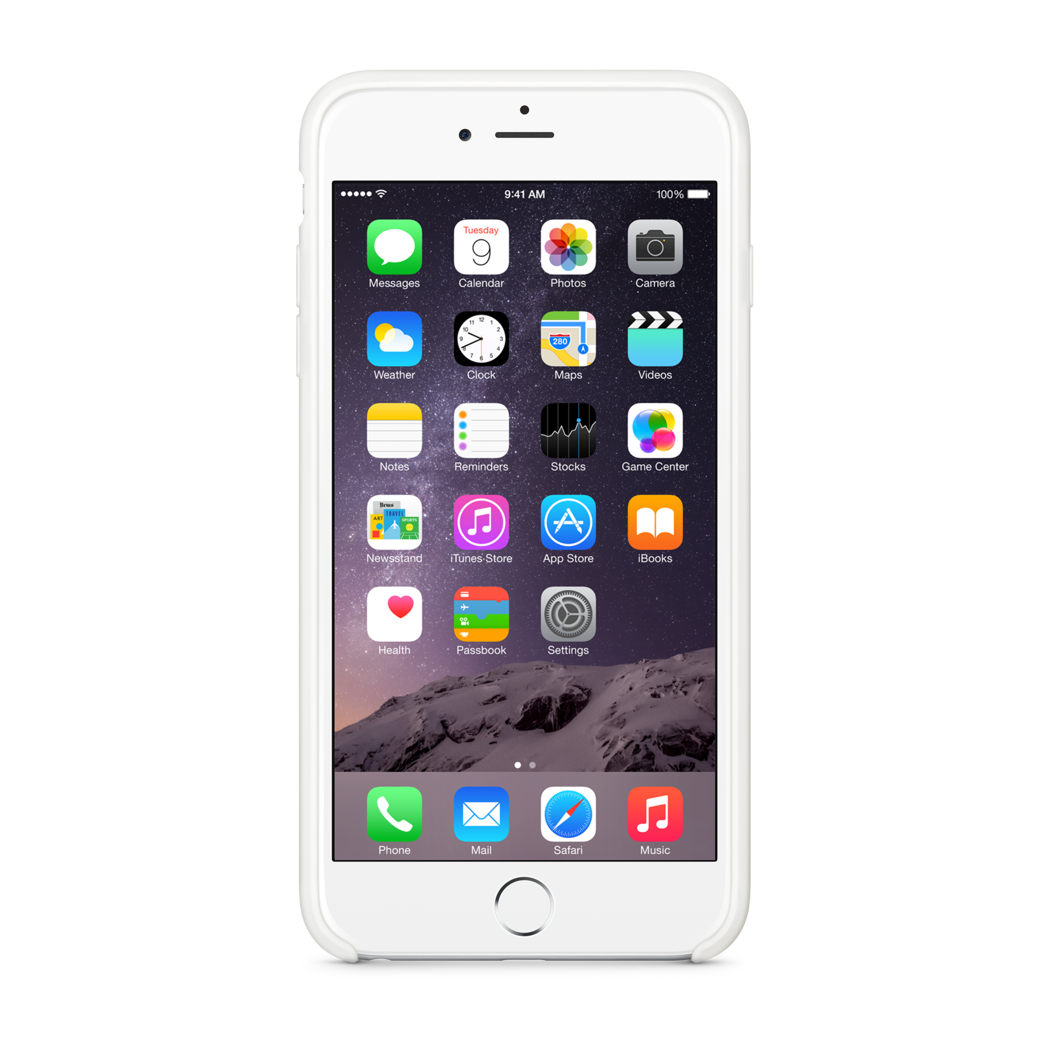 iPhone 6 Plus Silicone Case — White