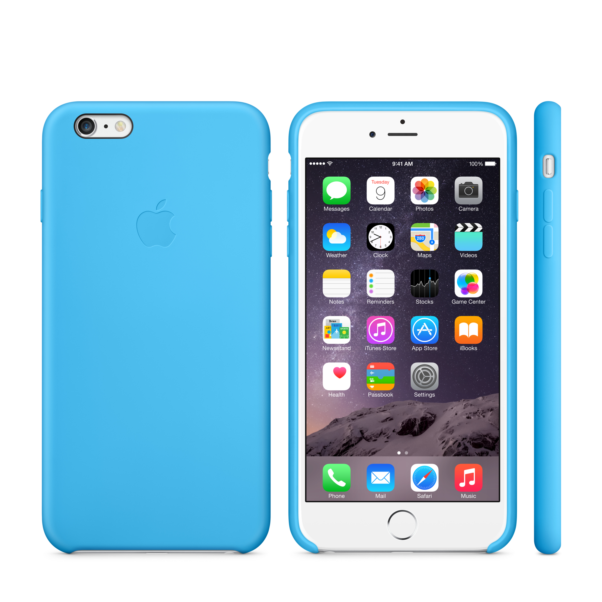 iPhone 6 Plus Silicone Case — Blue