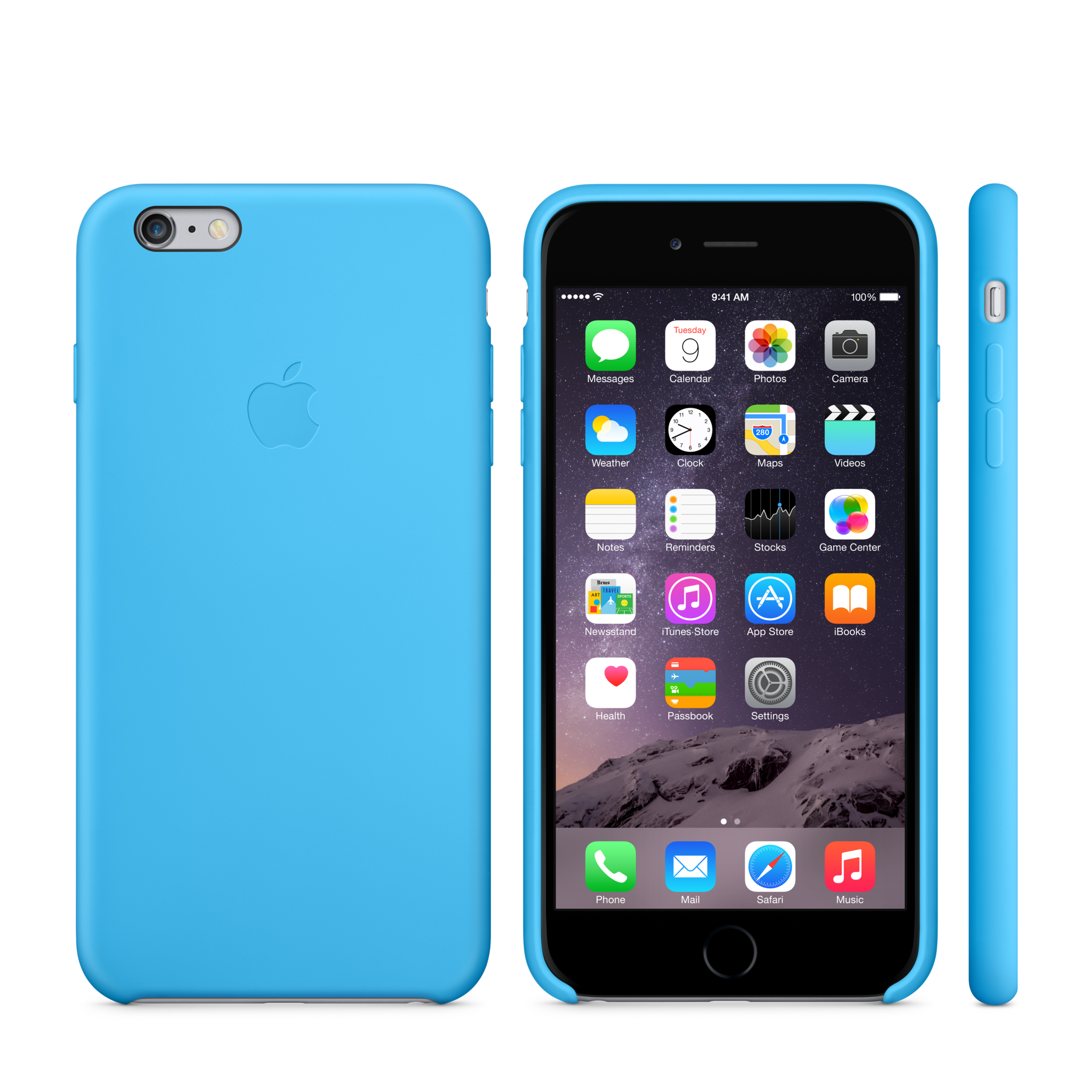 iPhone 6 Plus Silicone Case — Blue