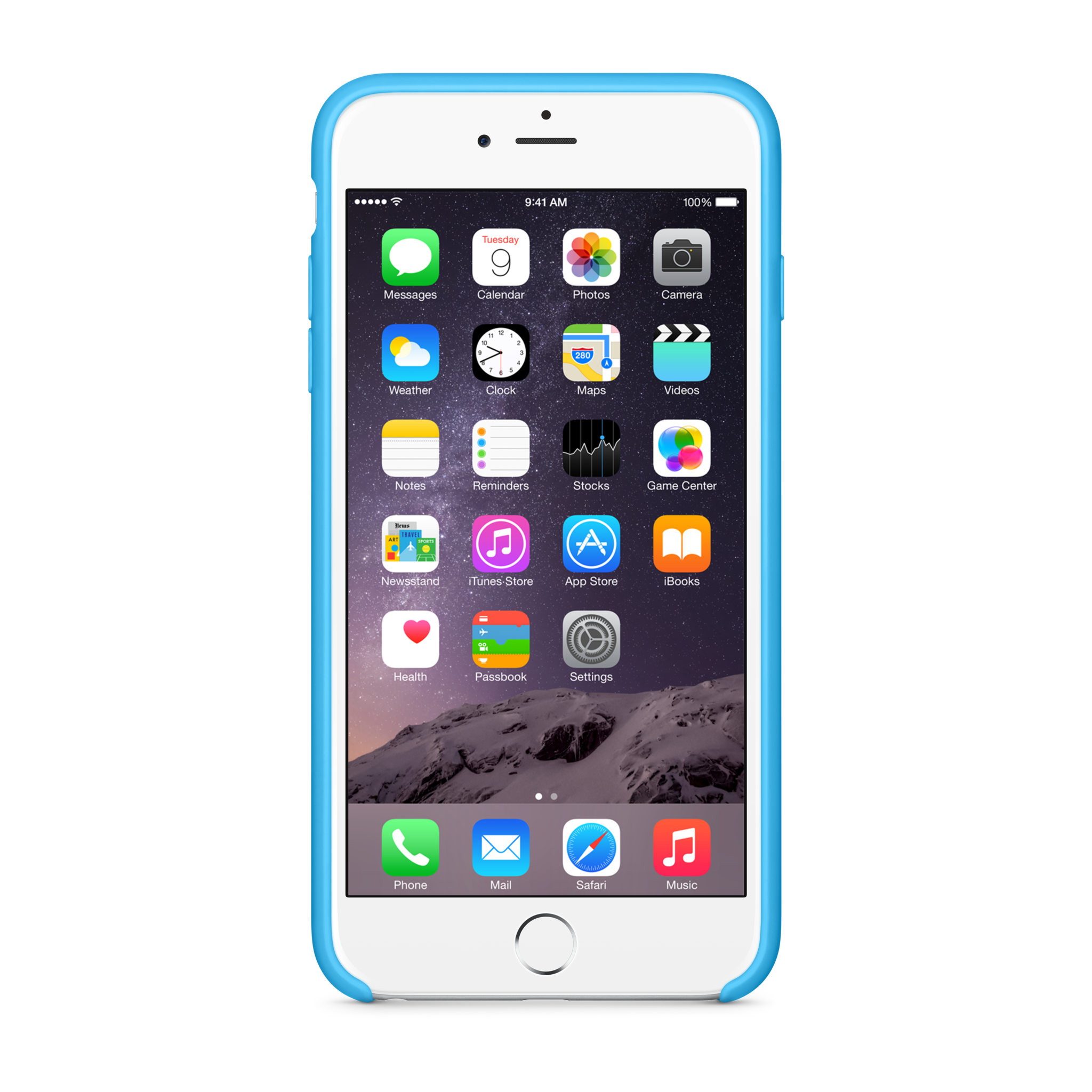 iPhone 6 Plus Silicone Case — Blue
