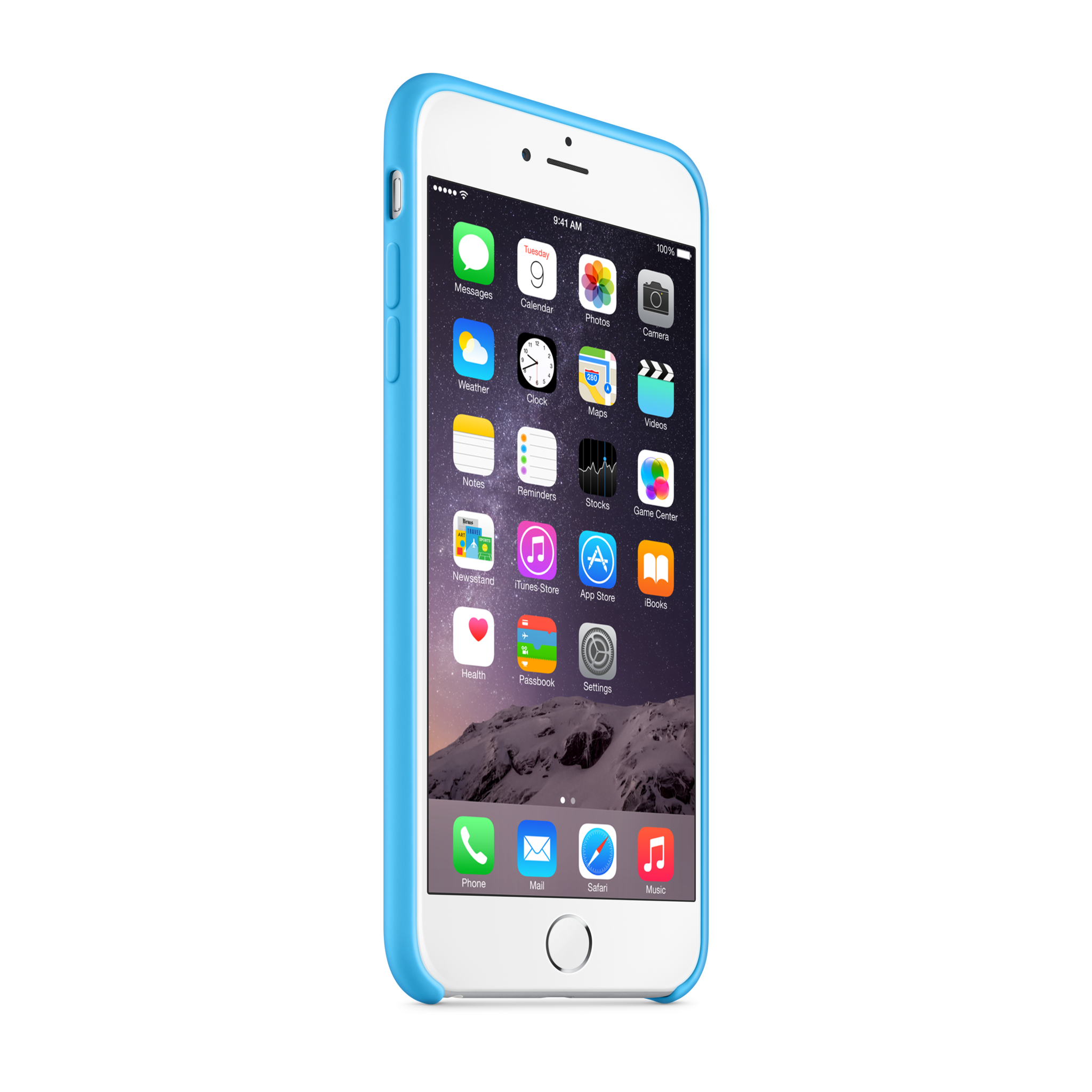 iPhone 6 Plus Silicone Case — Blue
