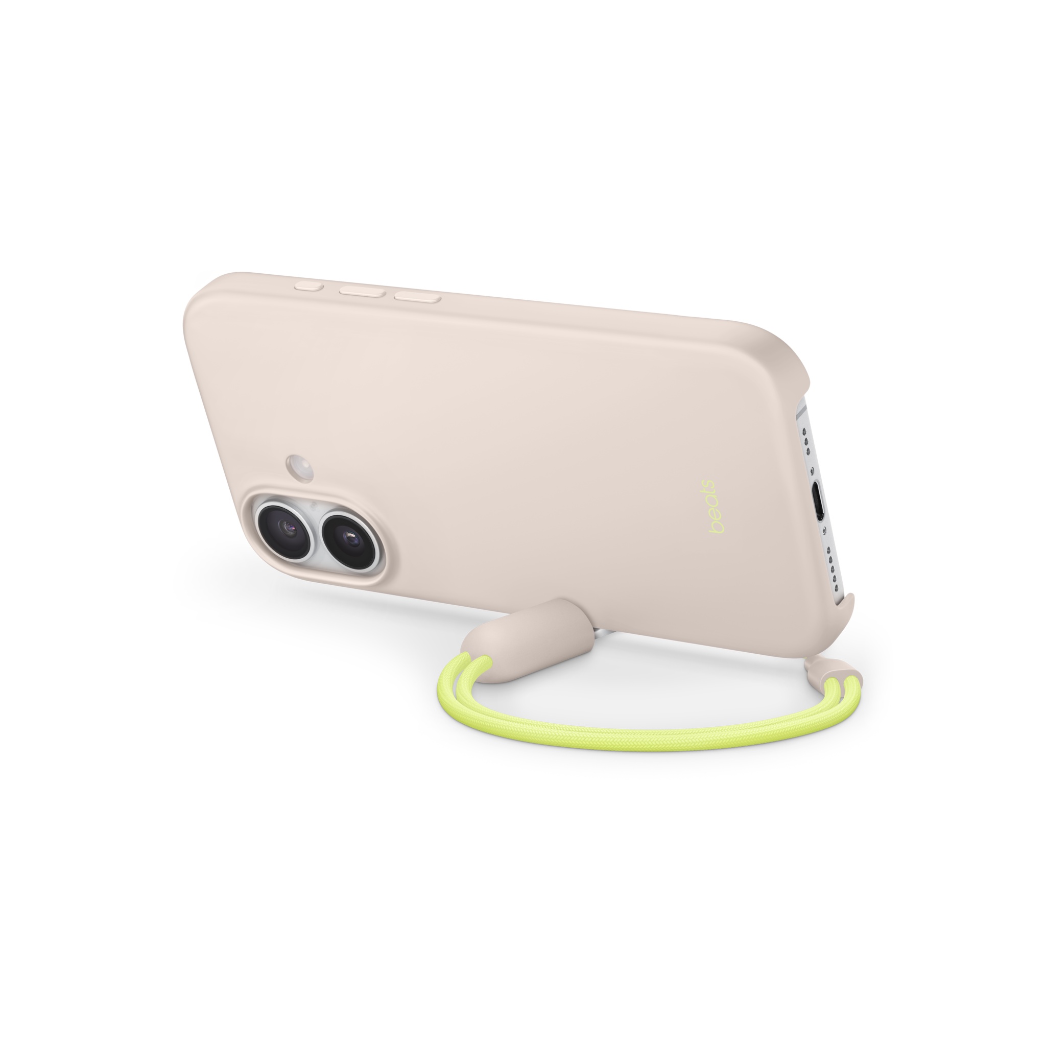 Beats iPhone 17 Kickstand Case with MagSafe and Camera Control — Lime Stone