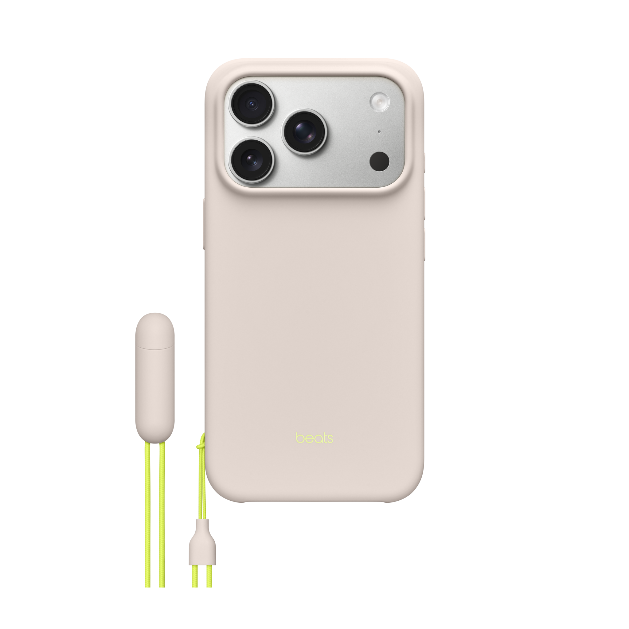 Beats iPhone 17 Pro Kickstand Case with MagSafe and Camera Control — Lime Stone