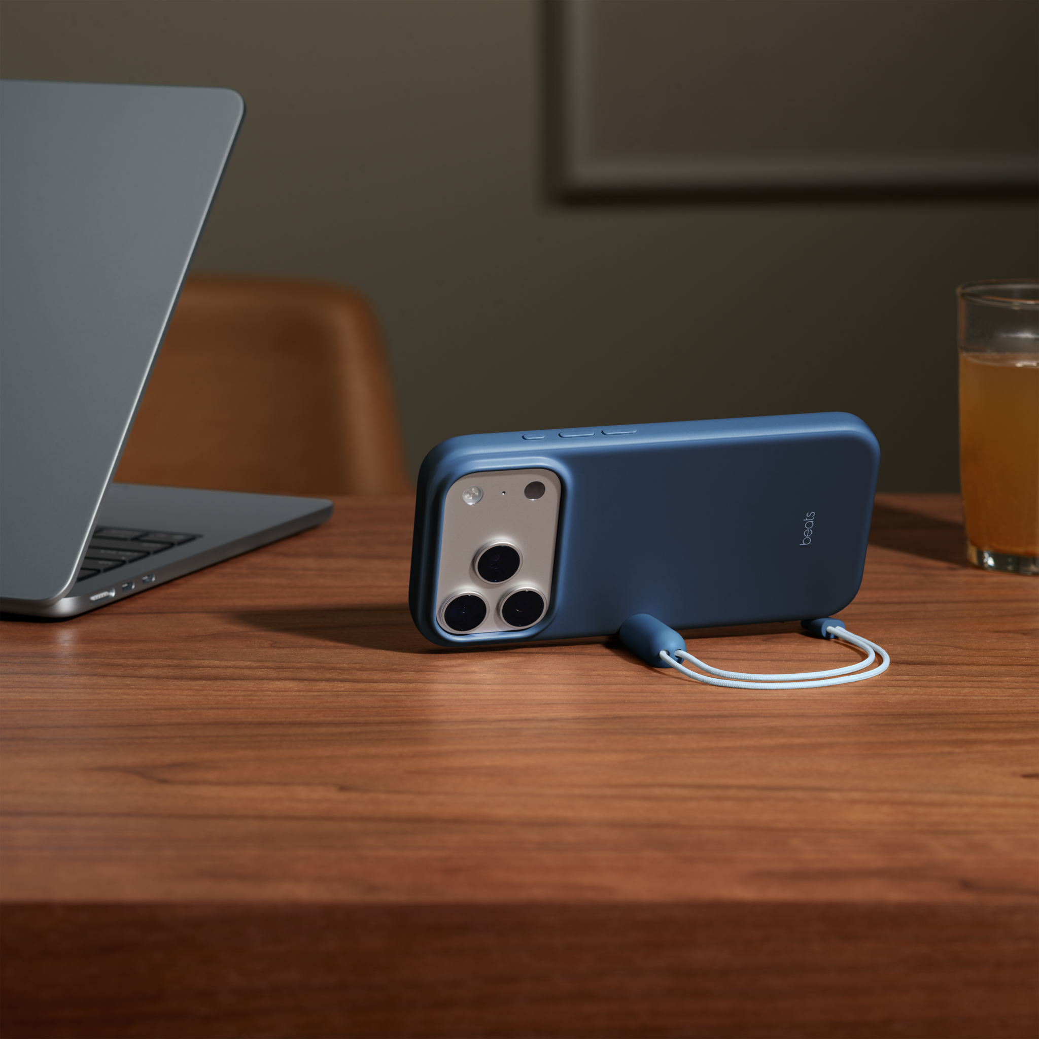 Beats iPhone 17 Pro Kickstand Case with MagSafe and Camera Control — Bedrock Blue