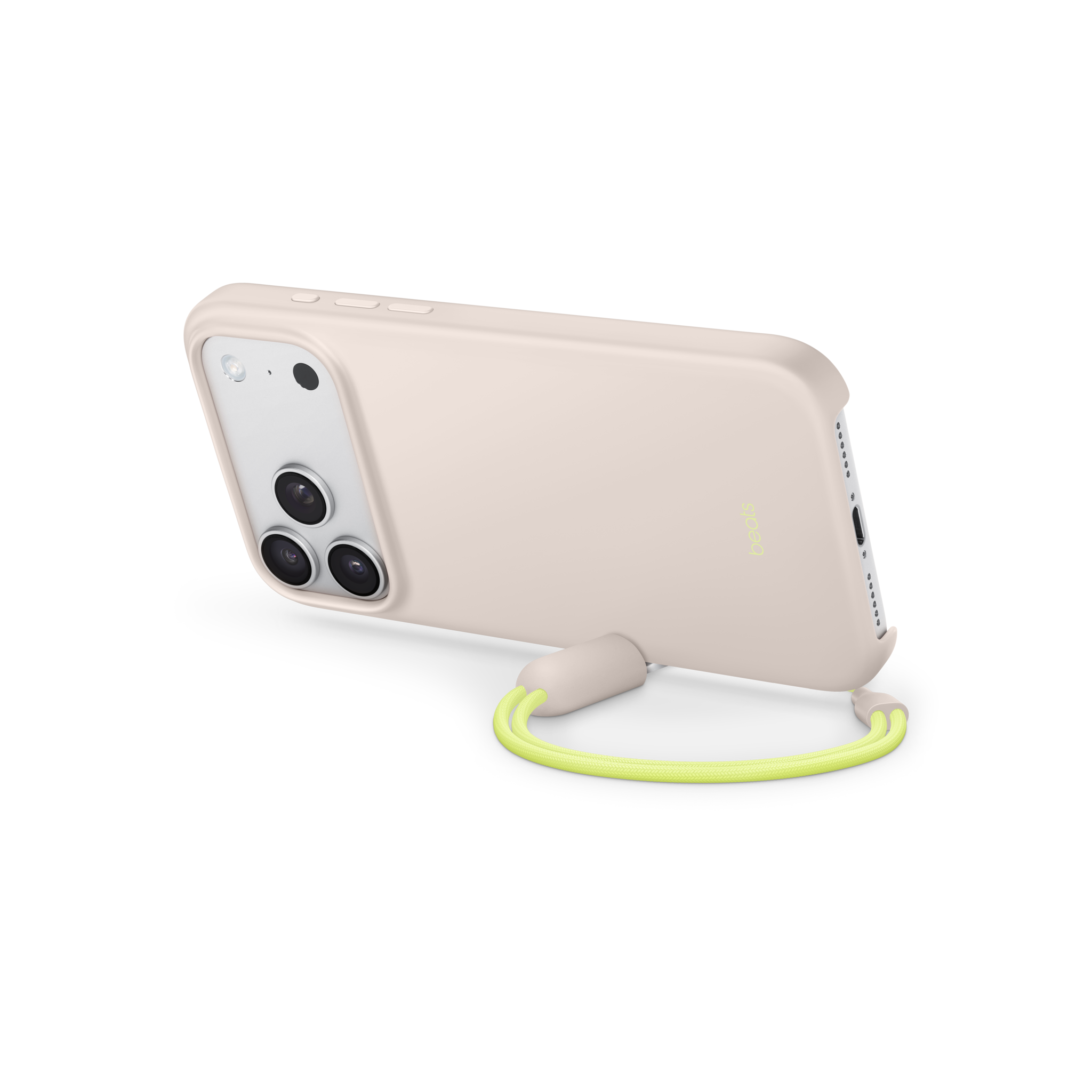 Beats iPhone 17 Pro Max Kickstand Case with MagSafe and Camera Control — Lime Stone
