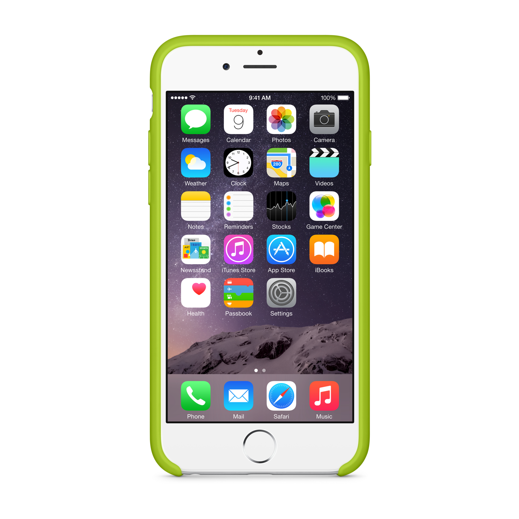 iPhone 6 Silicone Case — Green