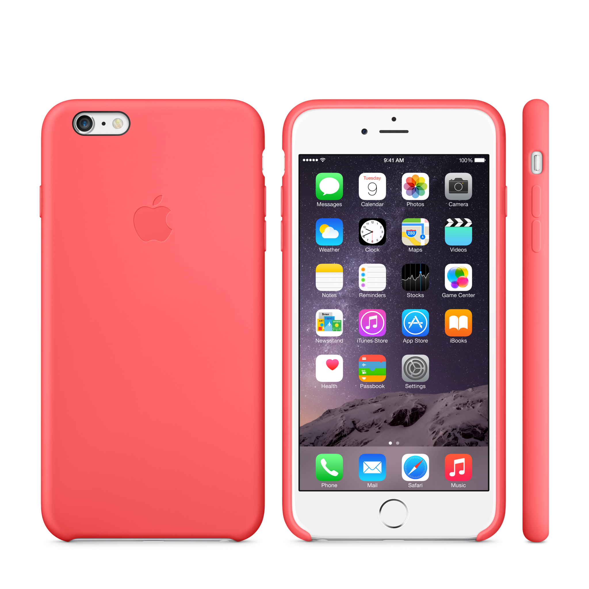 iPhone 6 Plus Silicone Case — Pink