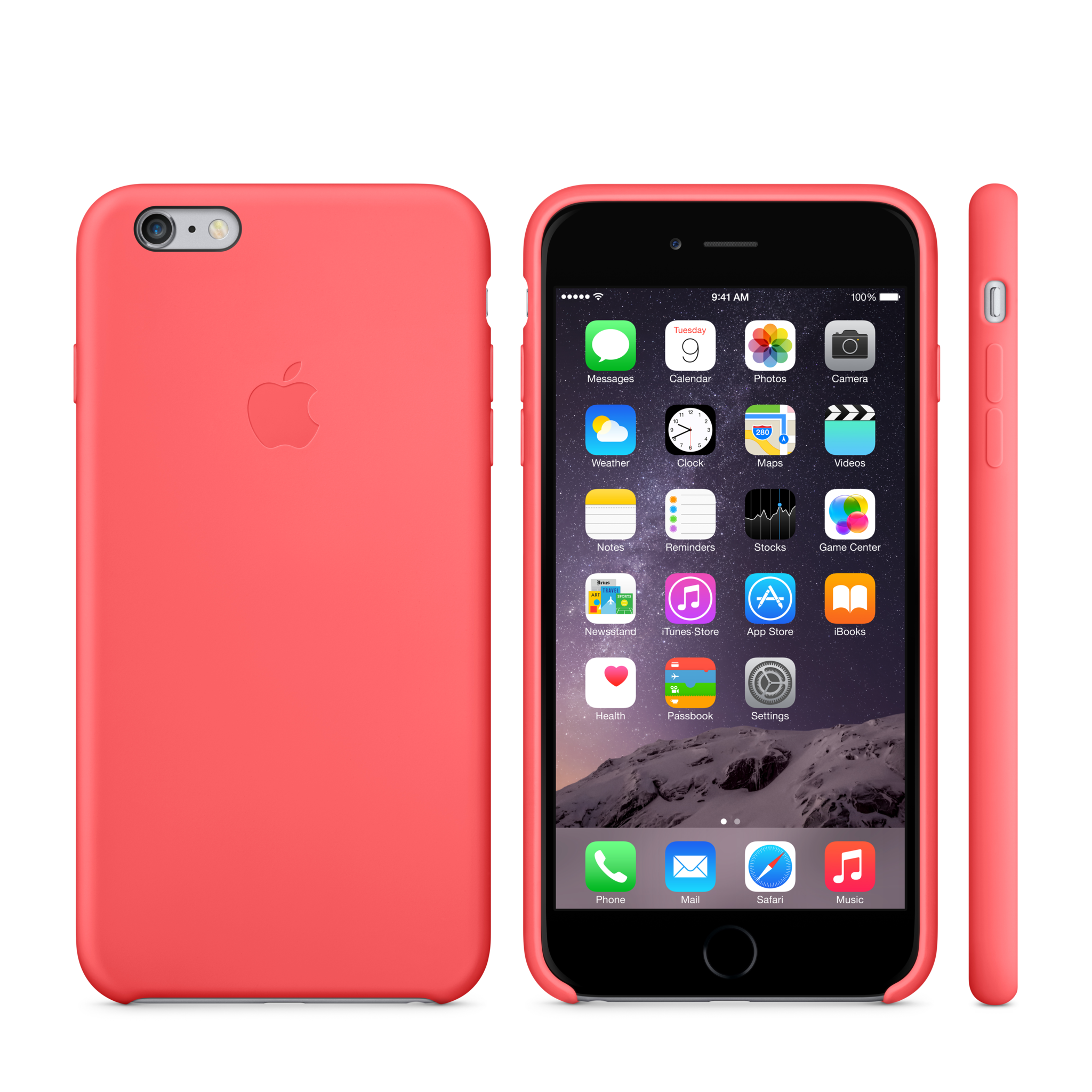 iPhone 6 Plus Silicone Case — Pink