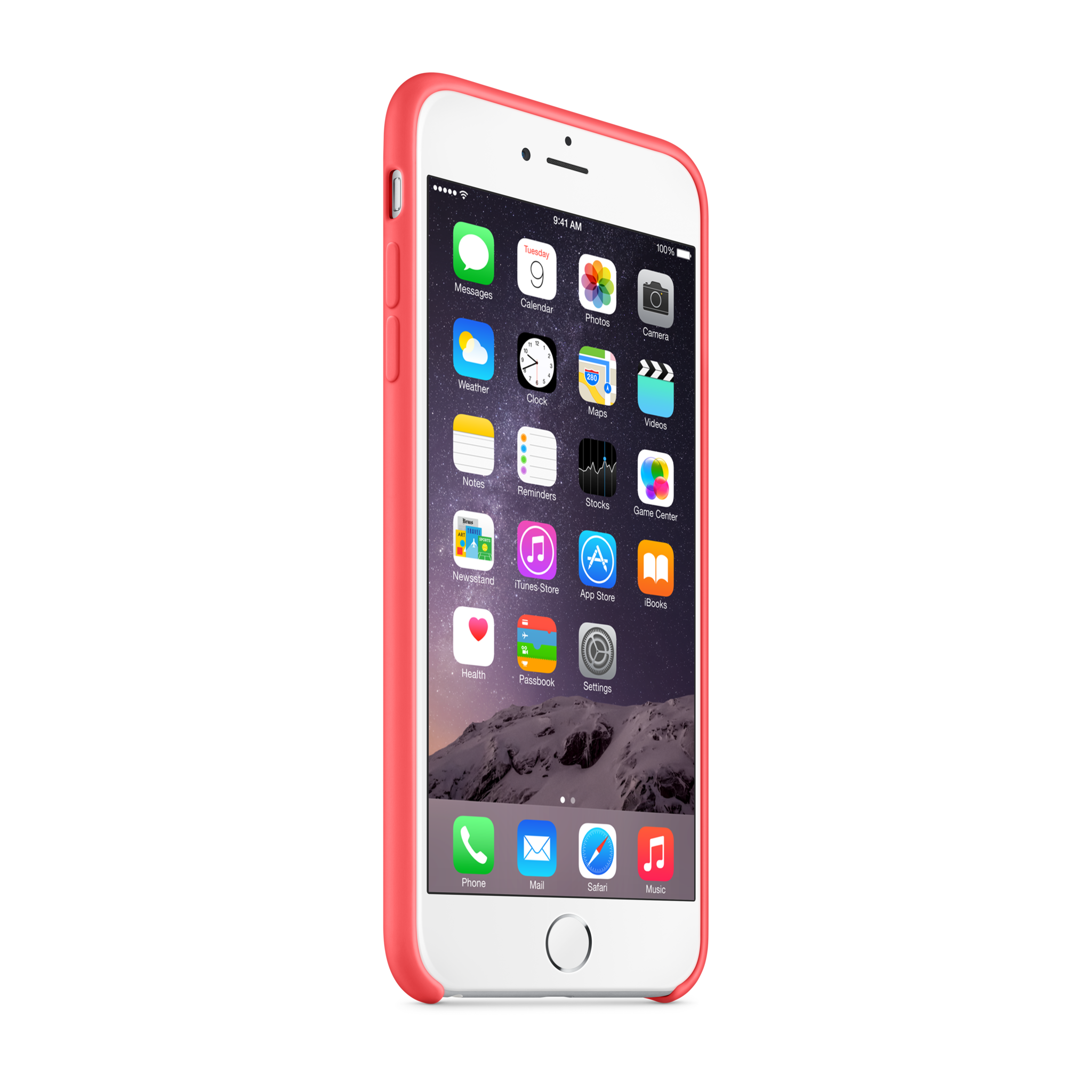 iPhone 6 Plus Silicone Case — Pink