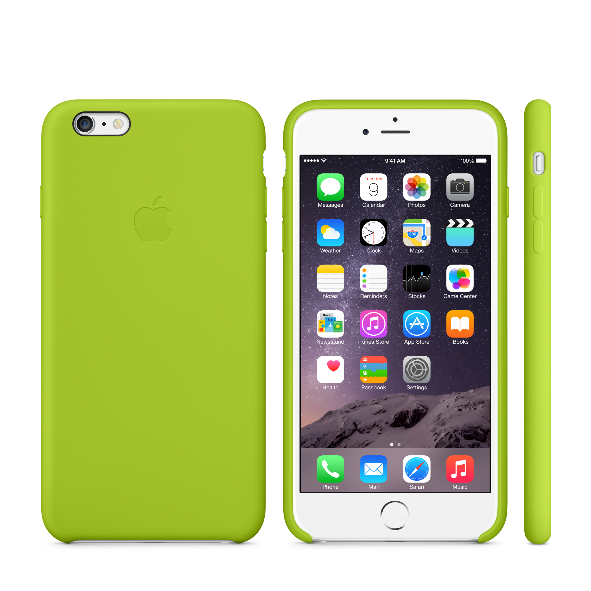 iPhone 6 Plus Silicone Case — Green