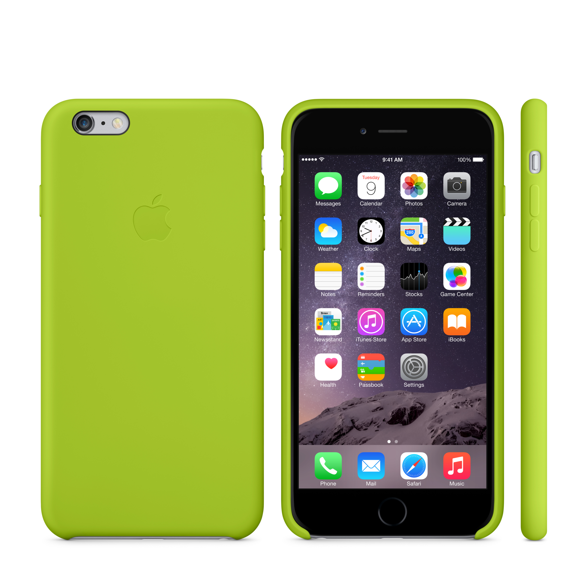 iPhone 6 Plus Silicone Case — Green
