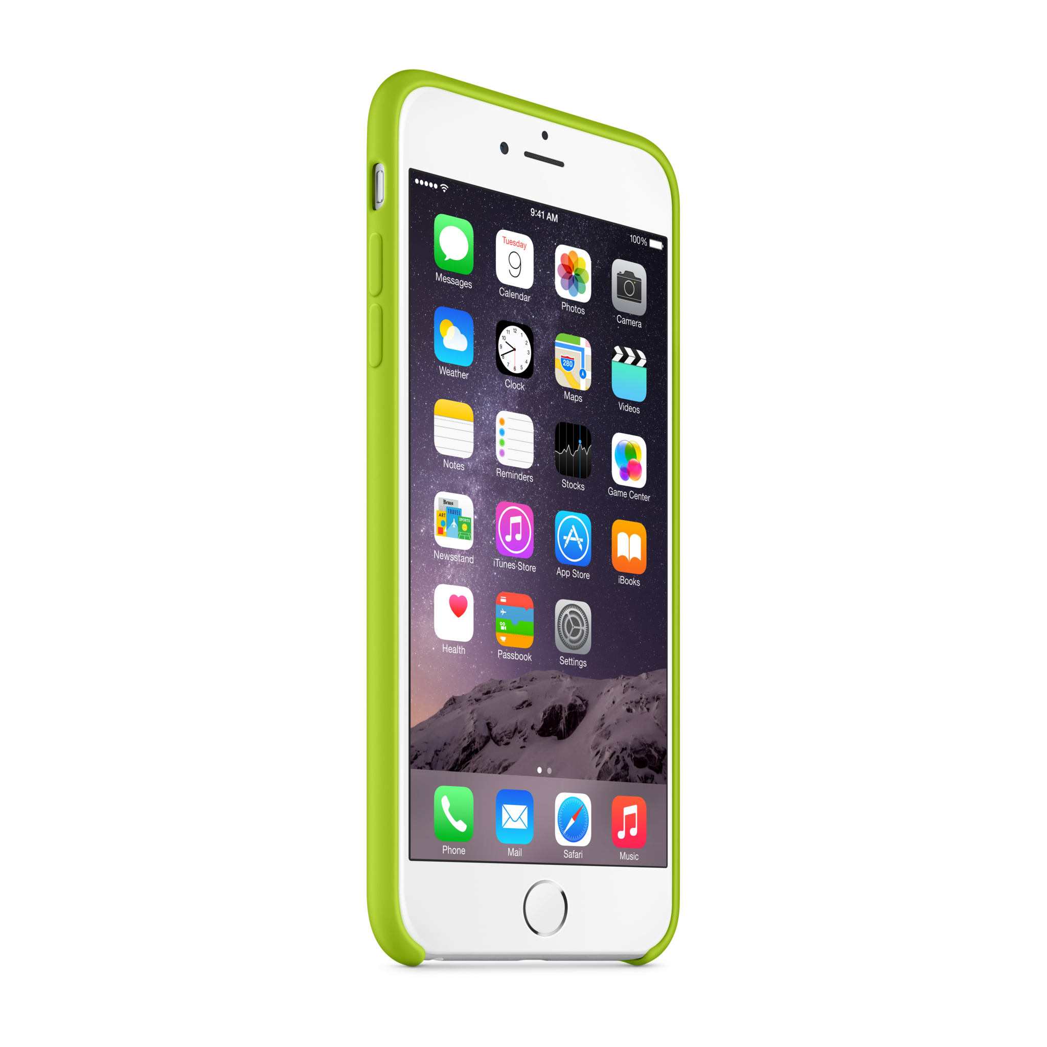iPhone 6 Plus Silicone Case — Green