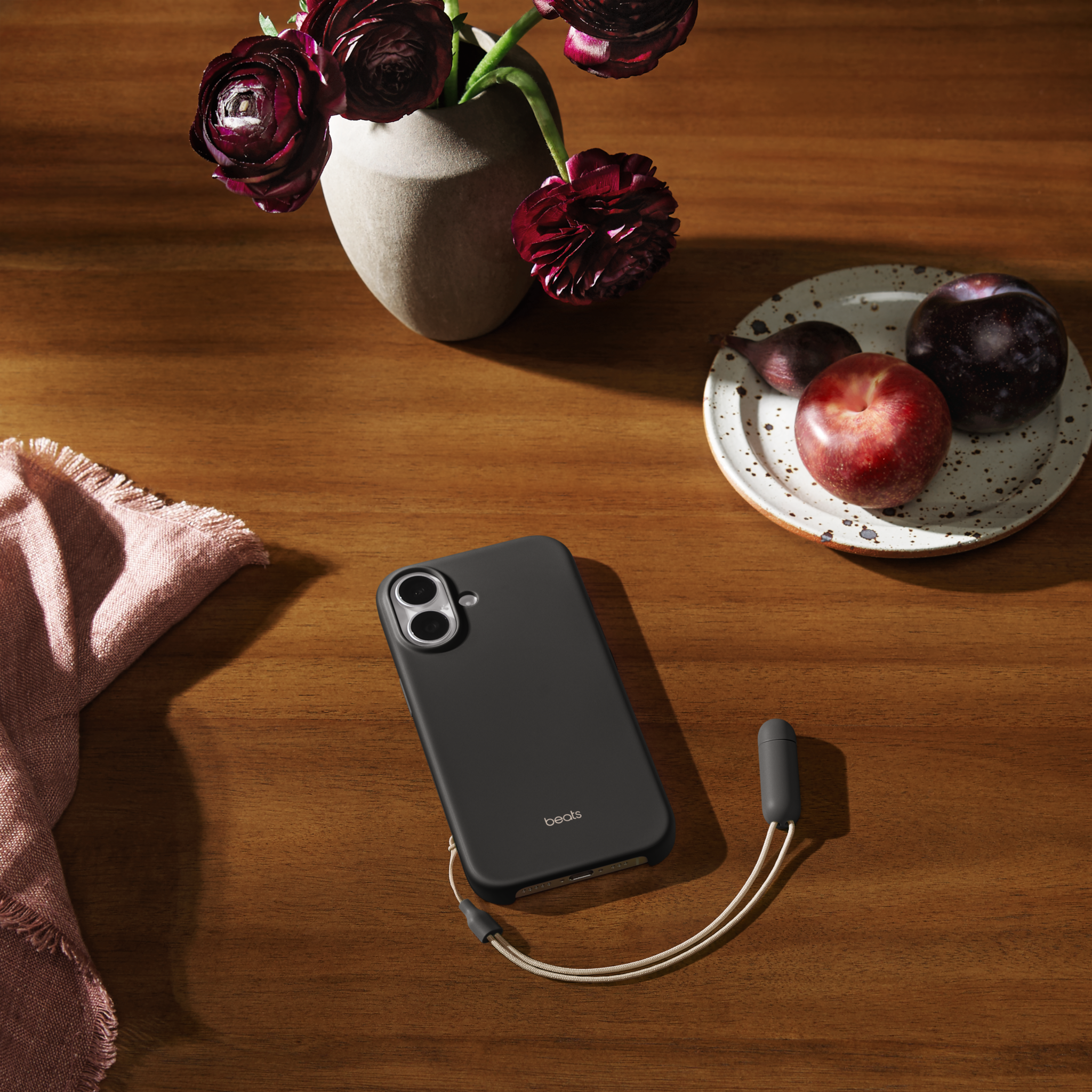 Beats iPhone 17 Kickstand Case with MagSafe and Camera Control — Granite Gray