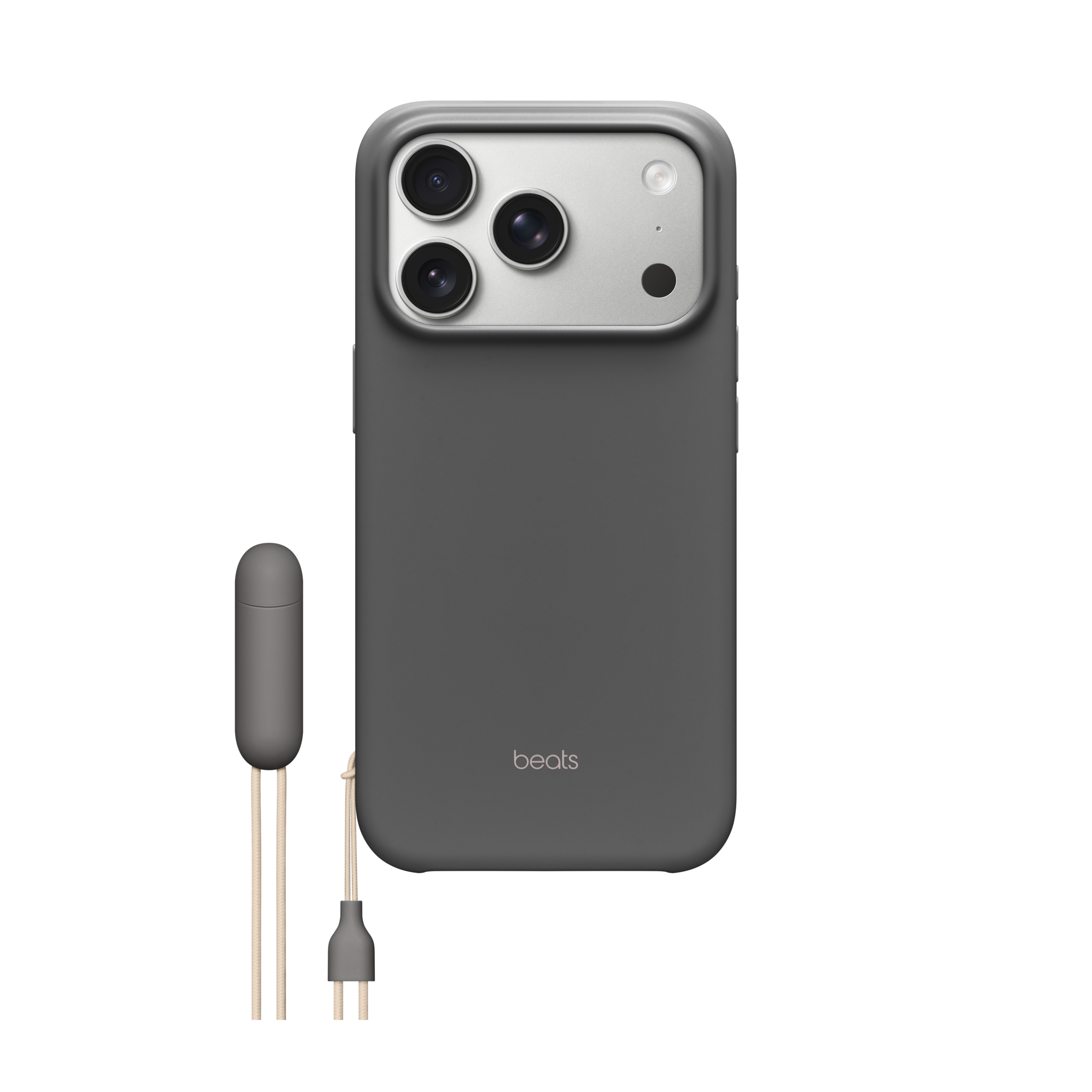 Beats iPhone 17 Pro Kickstand Case with MagSafe and Camera Control — Granite Gray