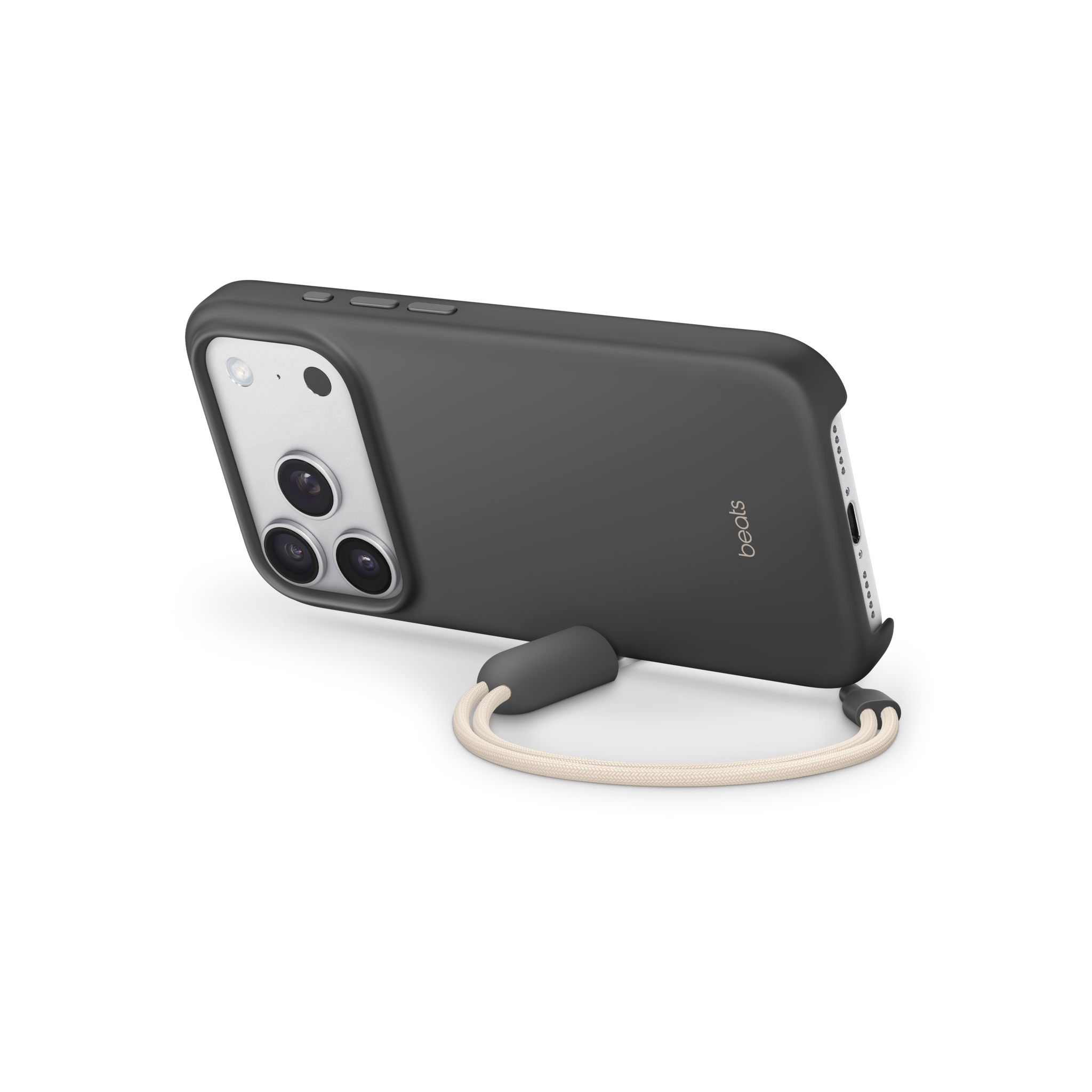 Beats iPhone 17 Pro Kickstand Case with MagSafe and Camera Control — Granite Gray
