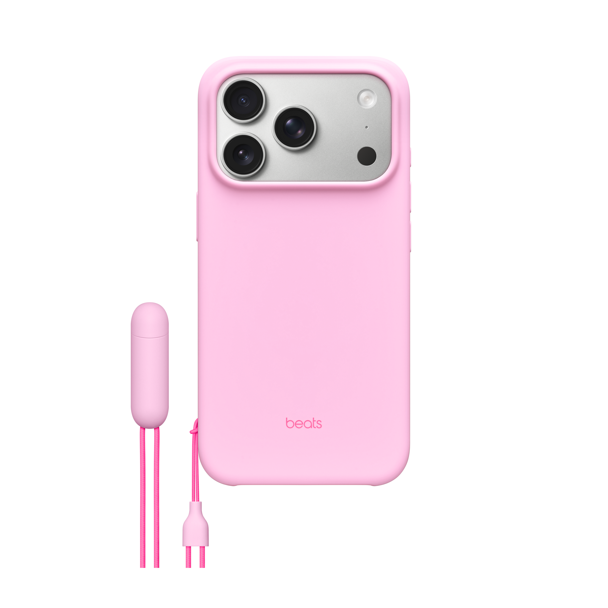 Beats iPhone 17 Pro Kickstand Case with MagSafe and Camera Control — Pebble Pink